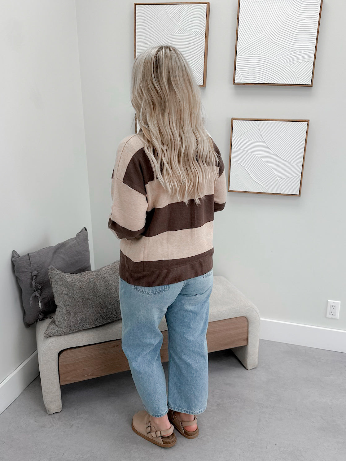 Kaz Sweater in Mocha