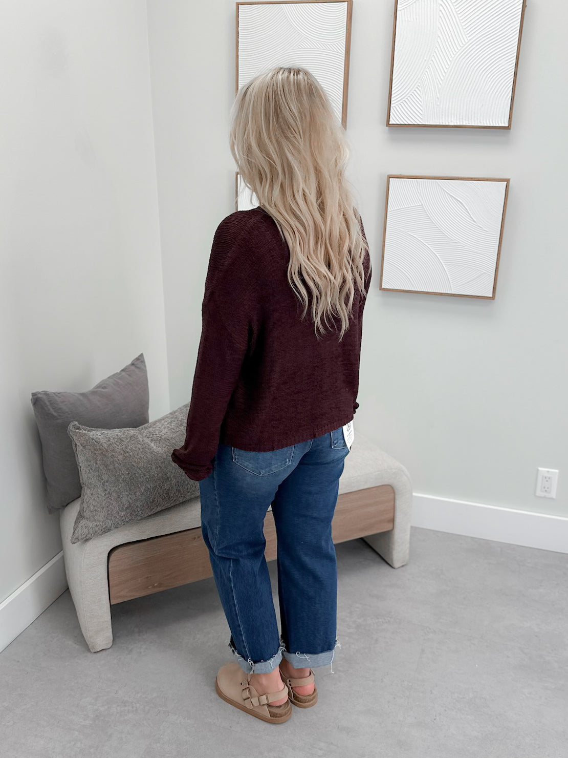 Tabatha Cardigan in Brown