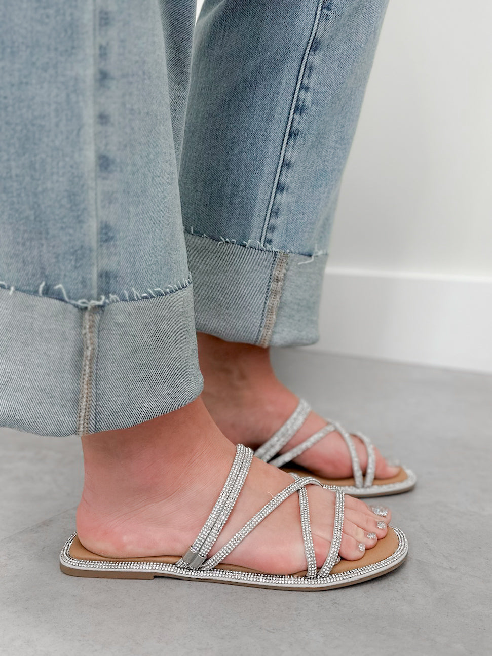 Delwin Sandal in Shimmer