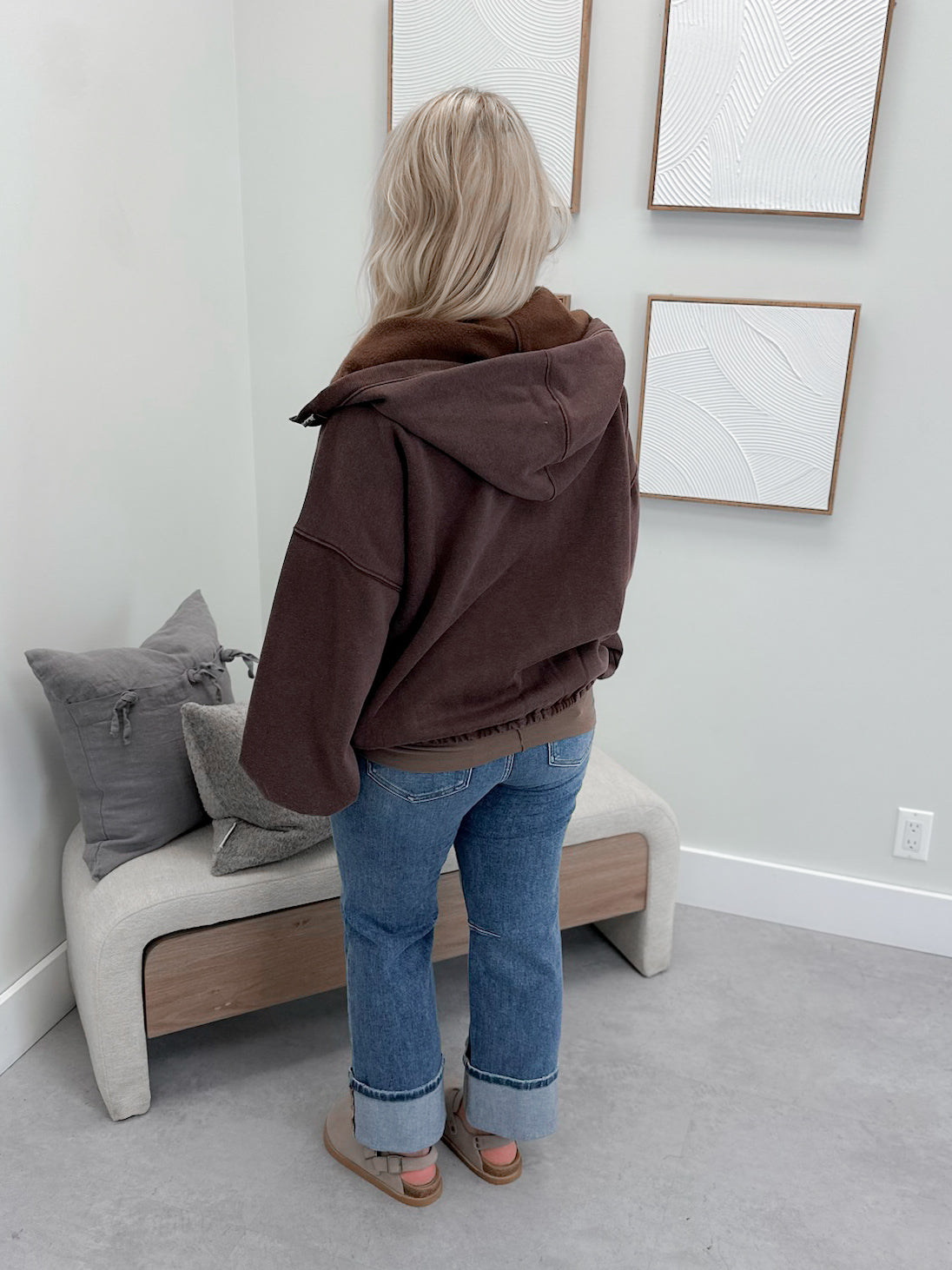 Channing Hoodie in Chocolate