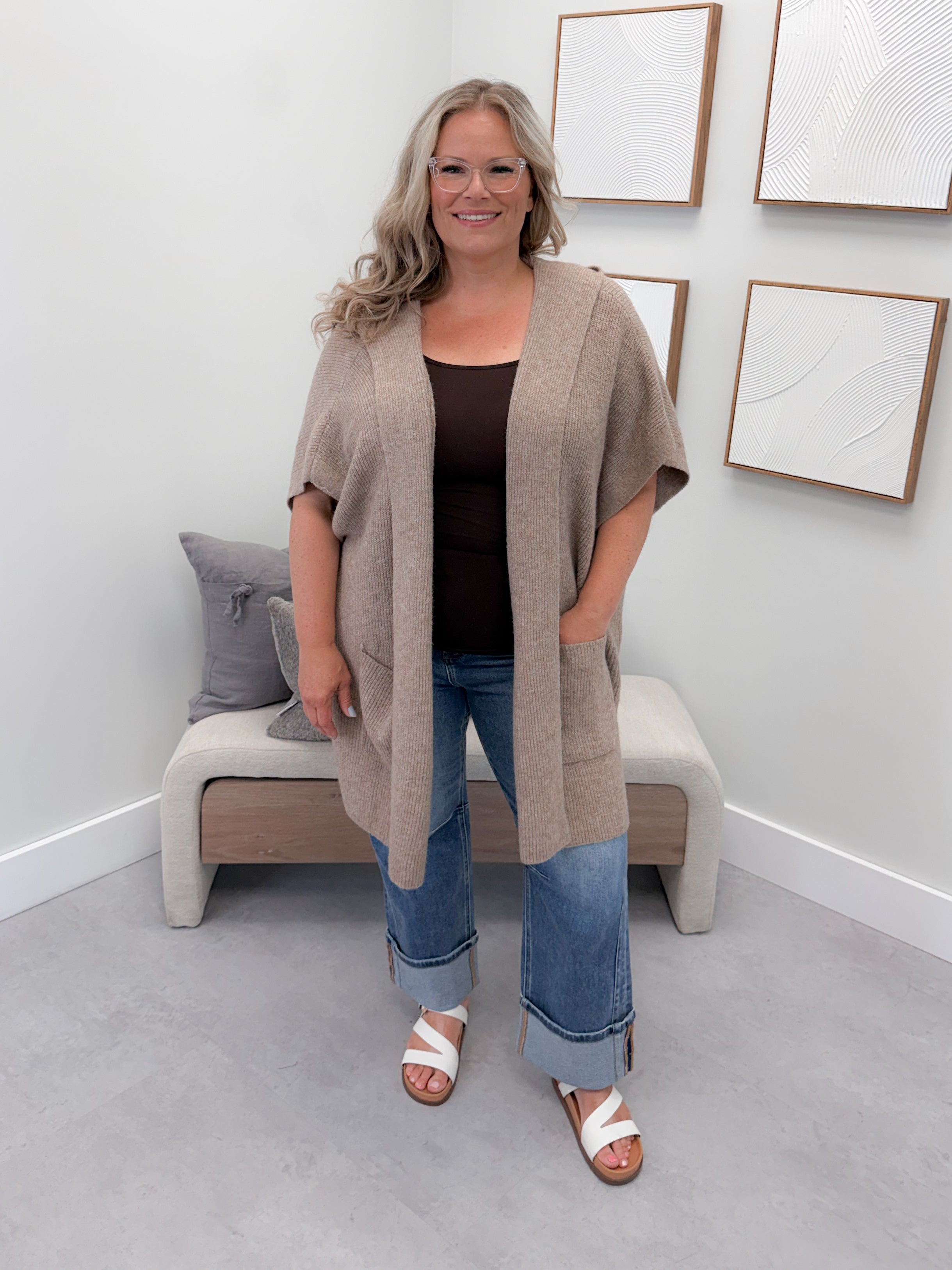 Sofie Cardigan in Mocha