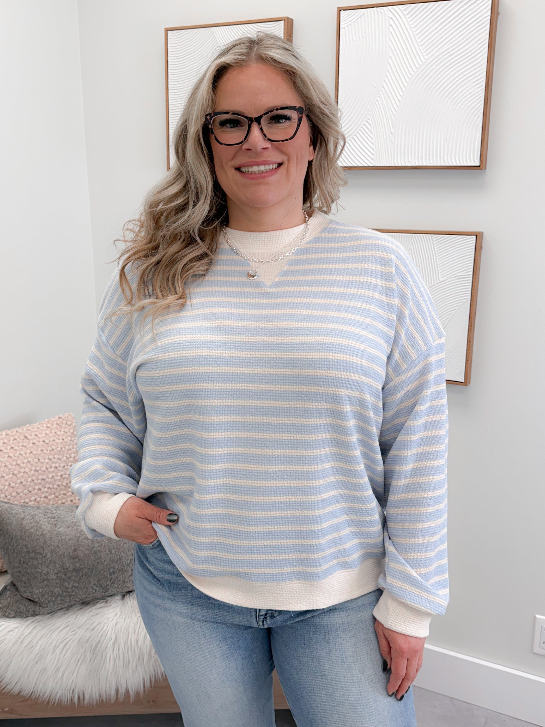 Newport Long Sleeve in Sky Blue