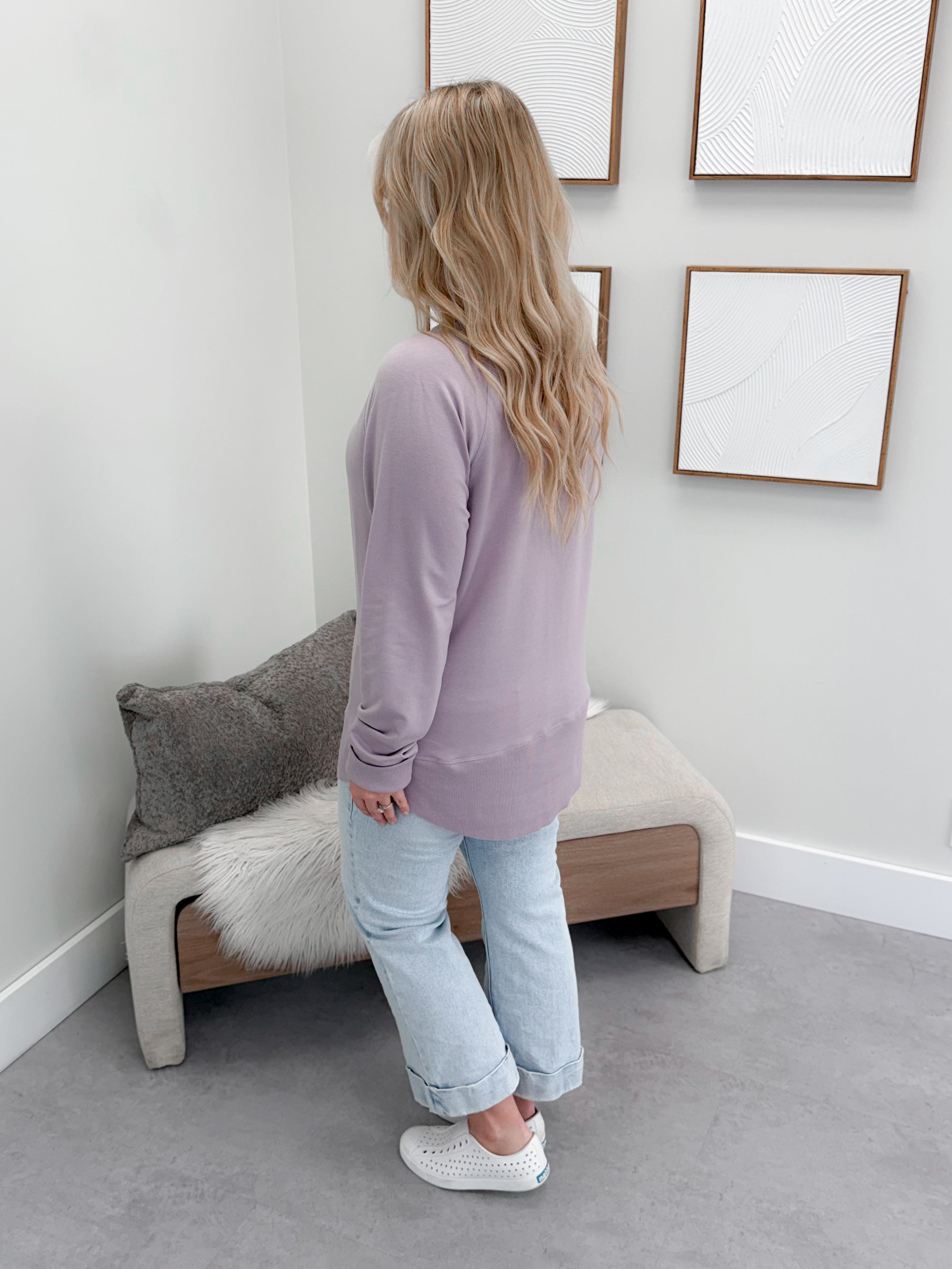 707 Long Sleeve in Lilac by Twenty Nine The Label