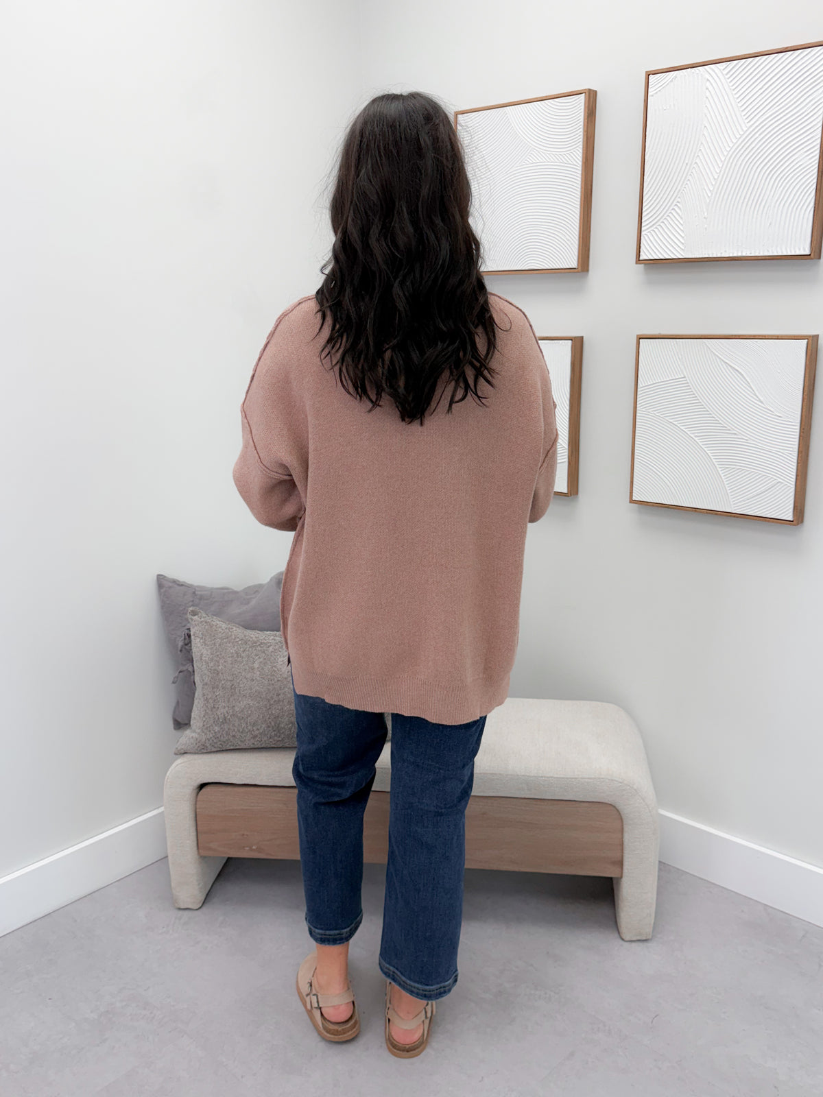Aurora Sweater in Rose Gold