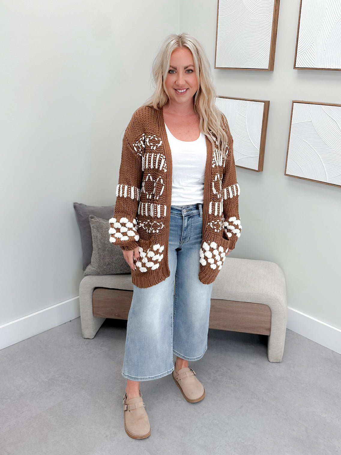 Cabin Days Cardigan in Ginger