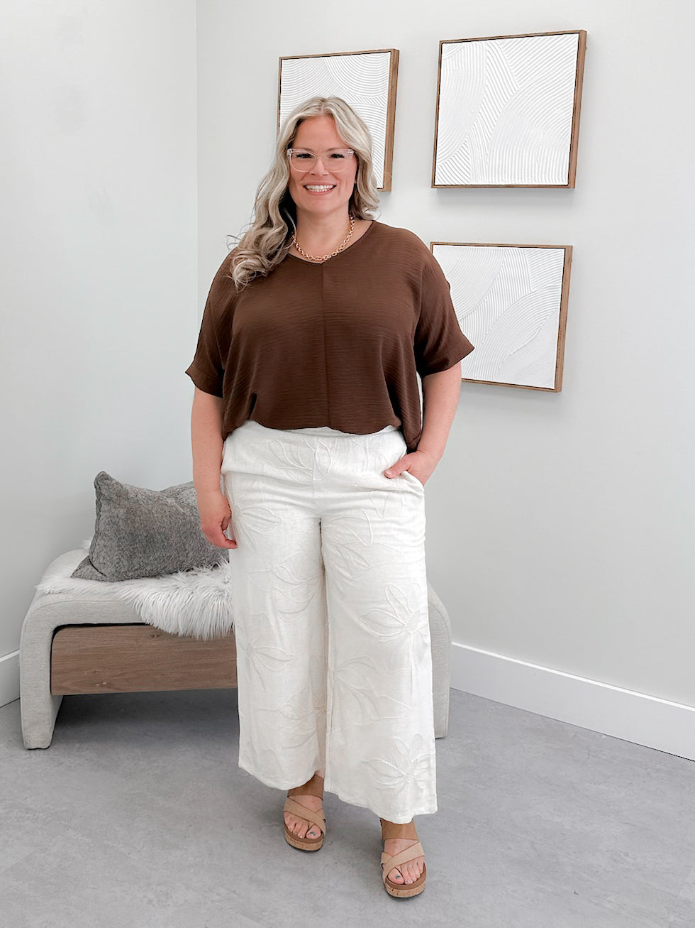 Sand Dollar Pants in Natural