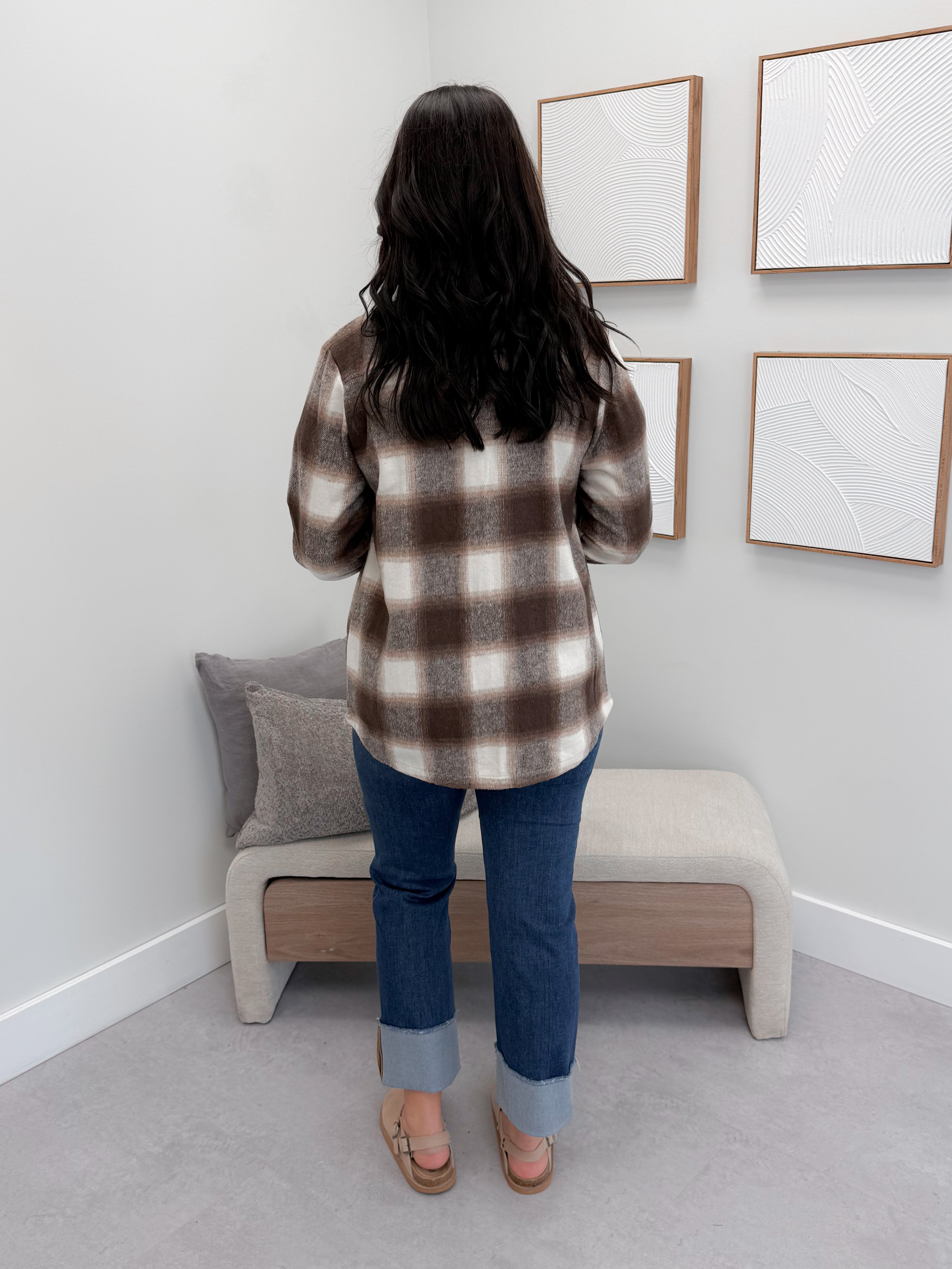 Laith Shacket in Brown