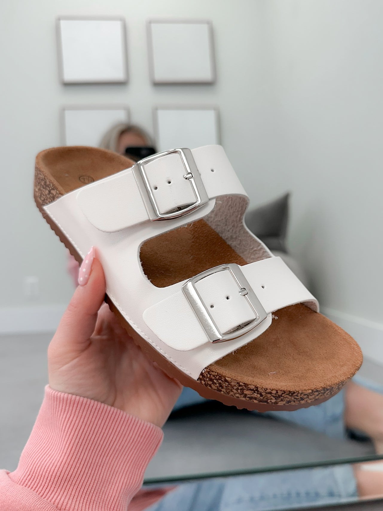 Jet Setter Sandal in White