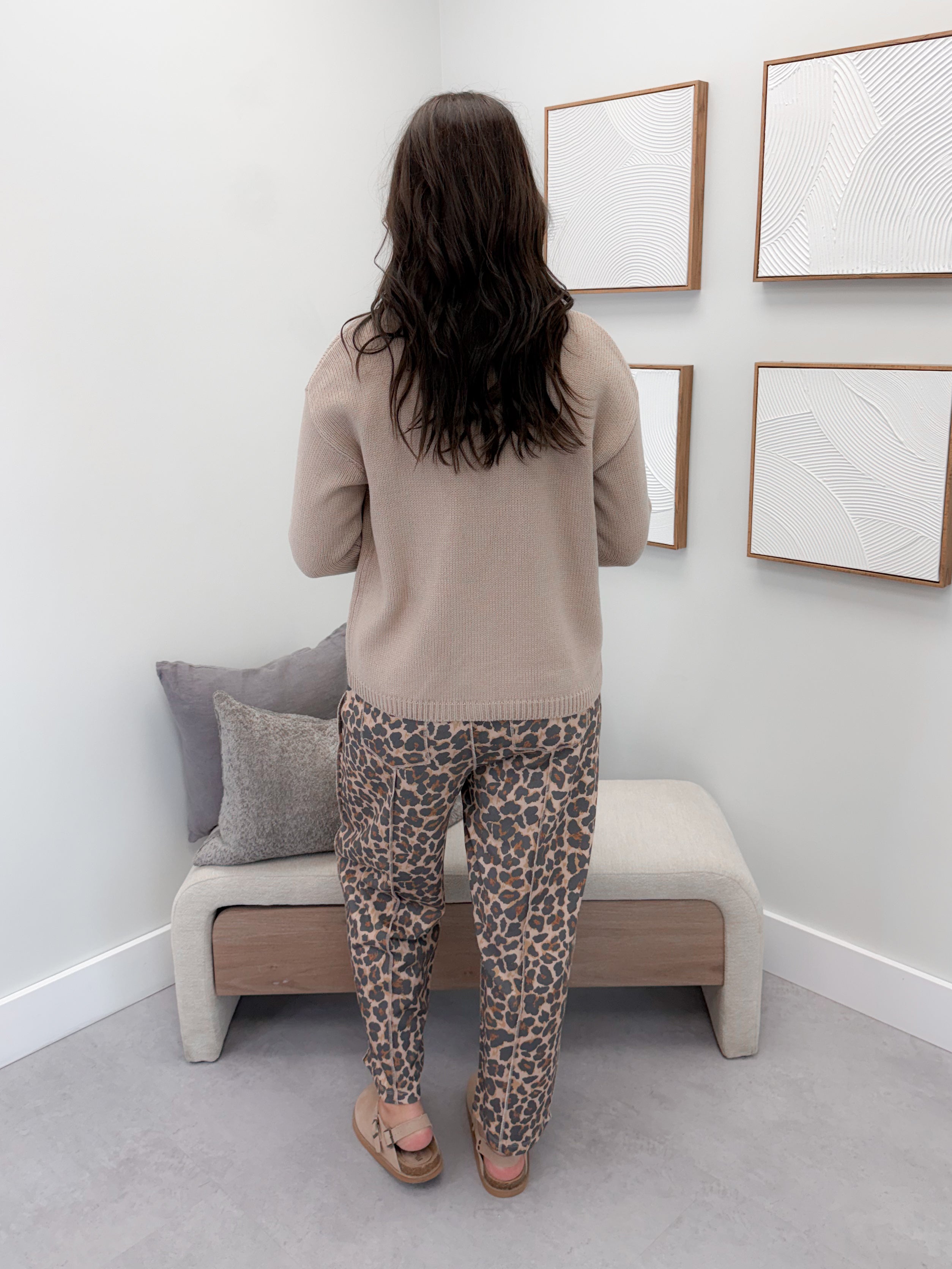 Vienna Cardigan in Taupe