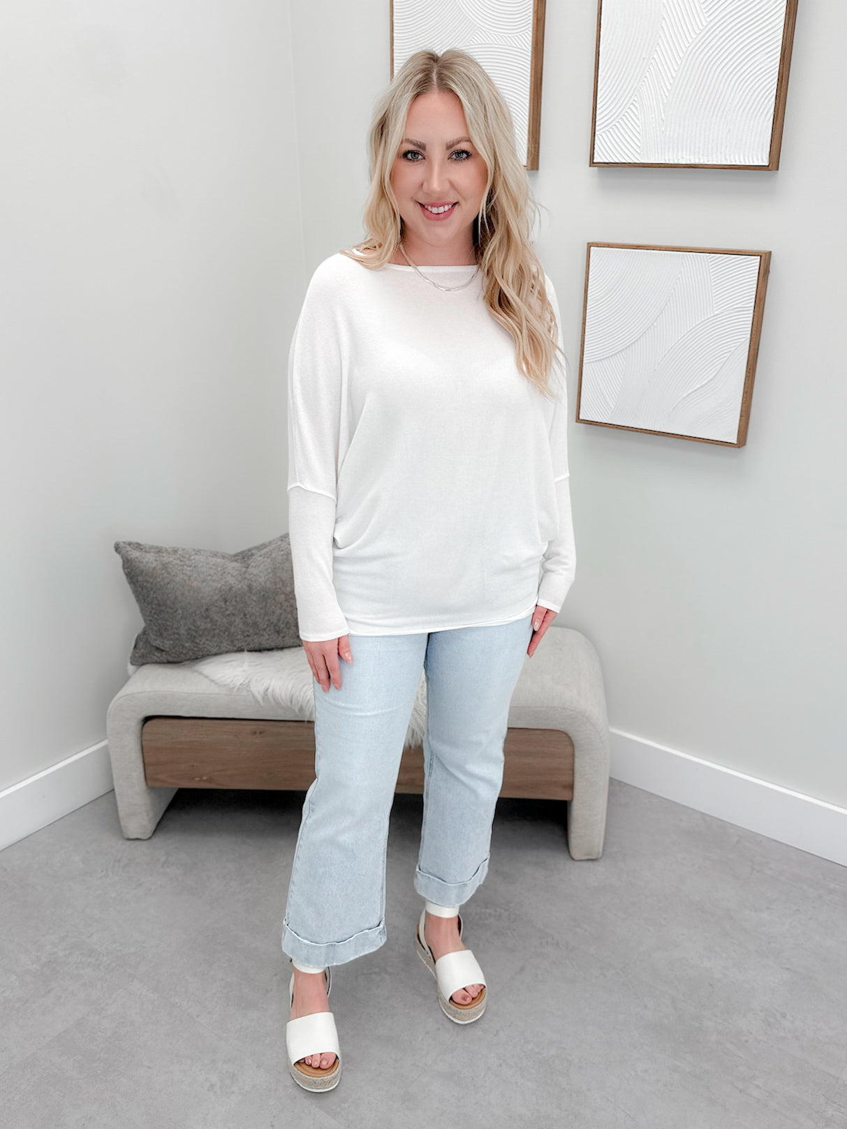 Lupin Sweater in Coconut