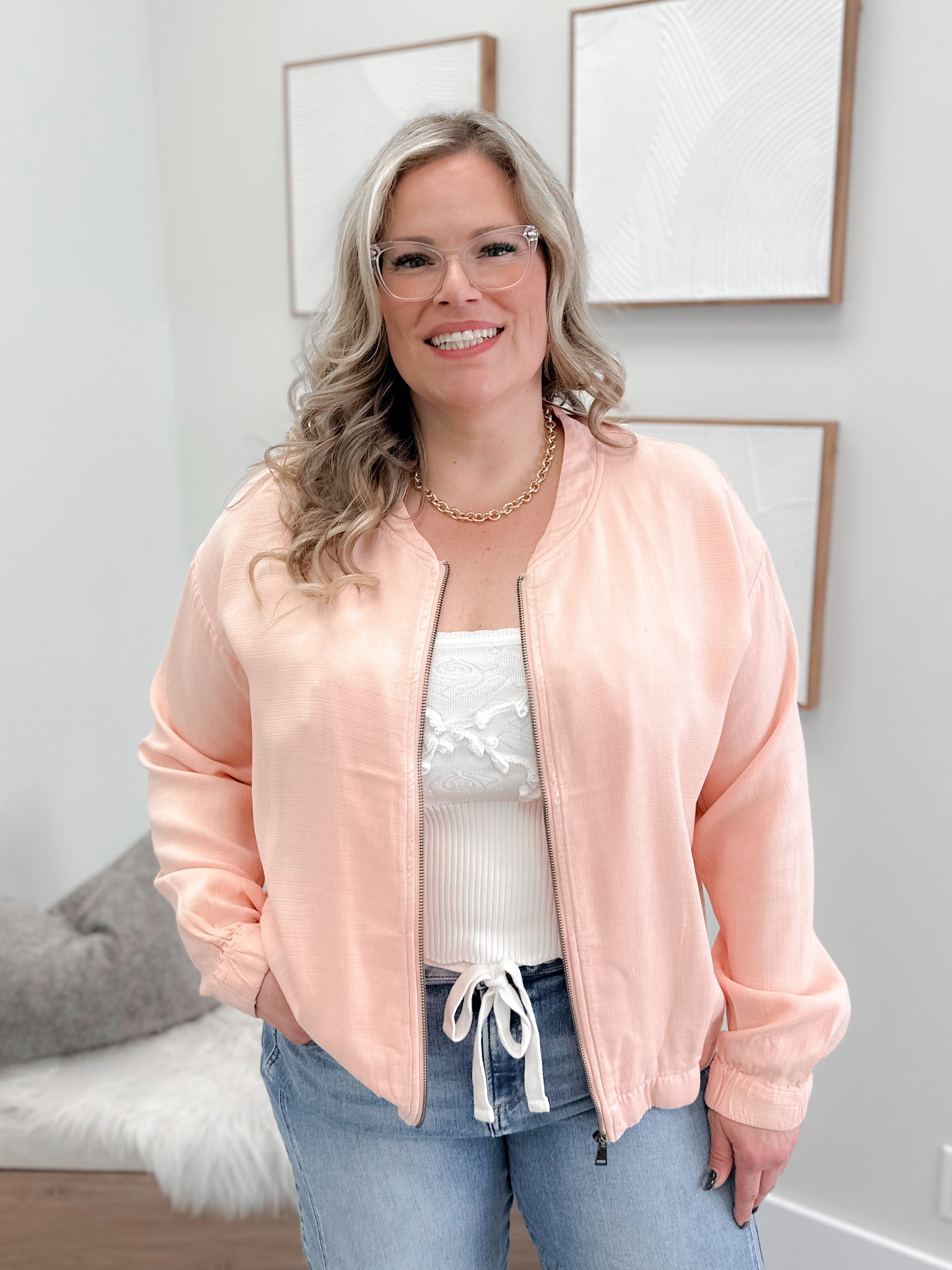 Dreamscape Jacket in Melon