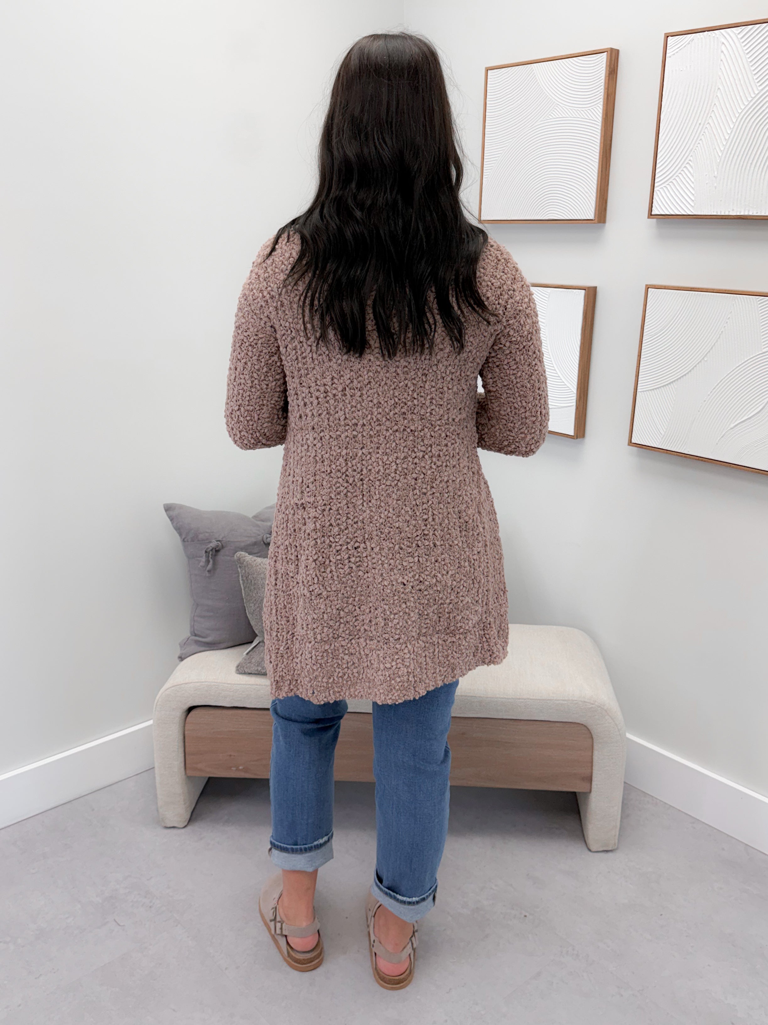 Talia Cardigan in Mocha
