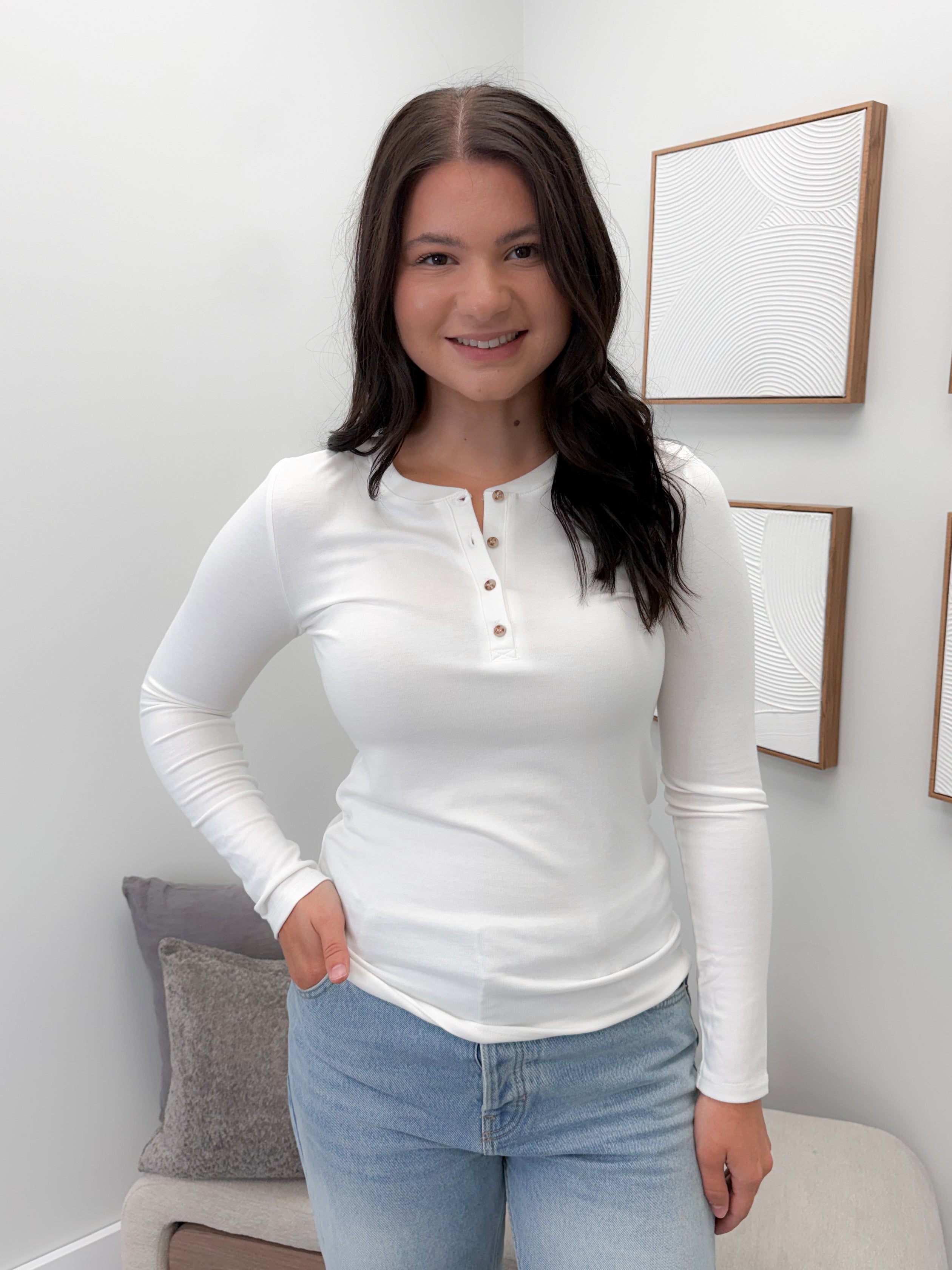Sailor Long Sleeve in Ivory