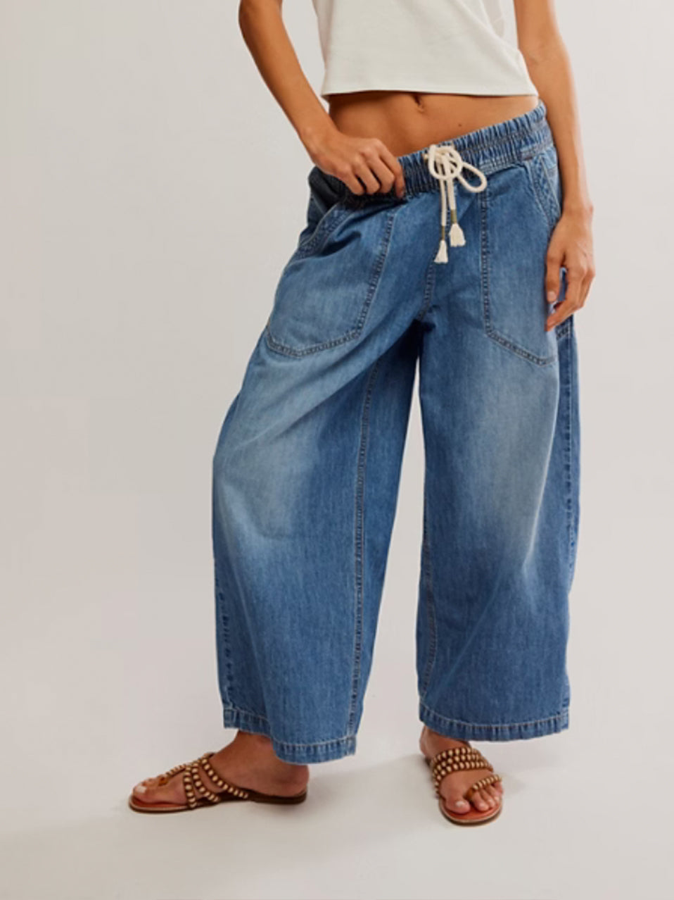 Easy Peasy Pull-On Jeans by Free People