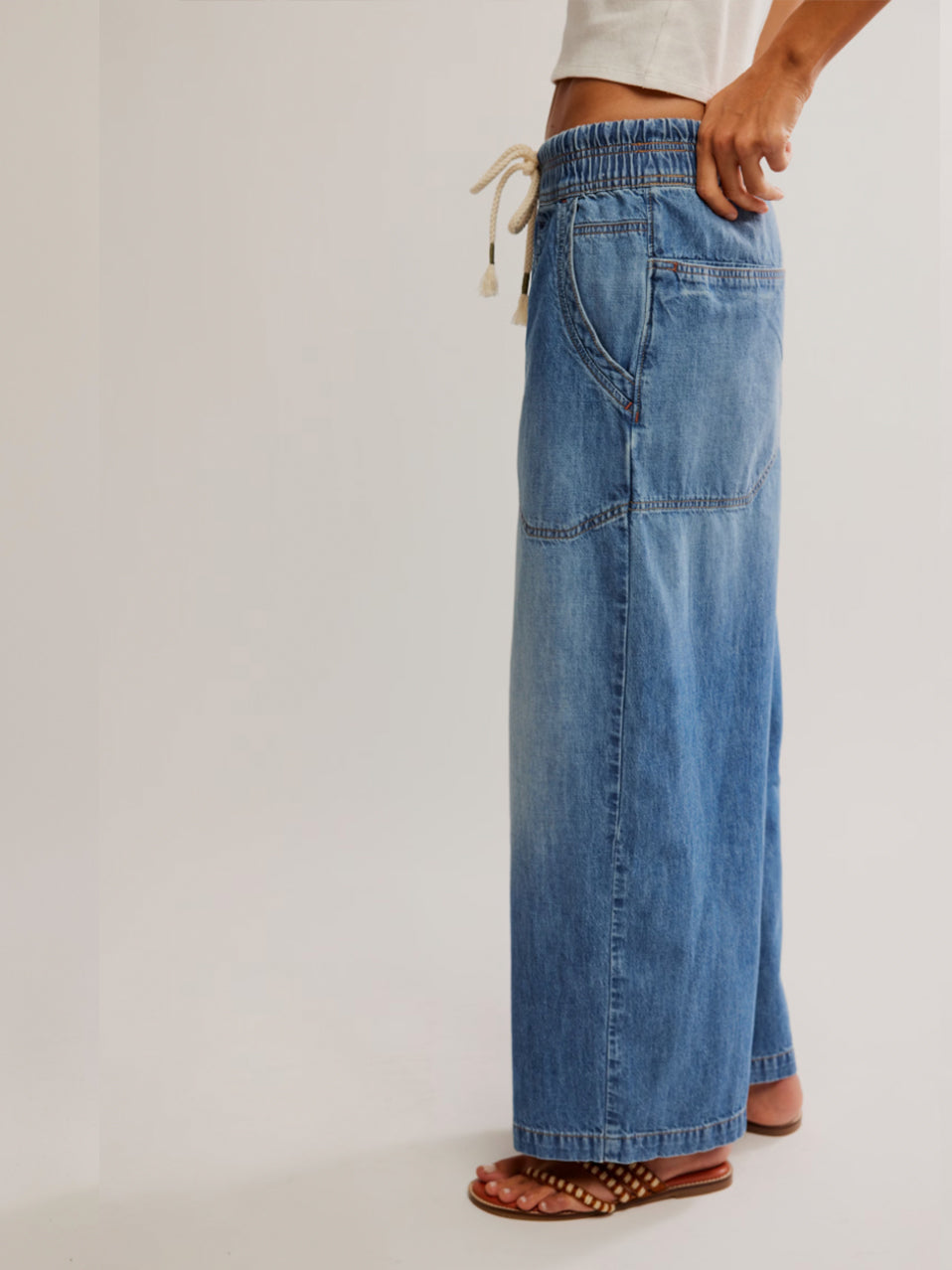 Easy Peasy Pull-On Jeans by Free People