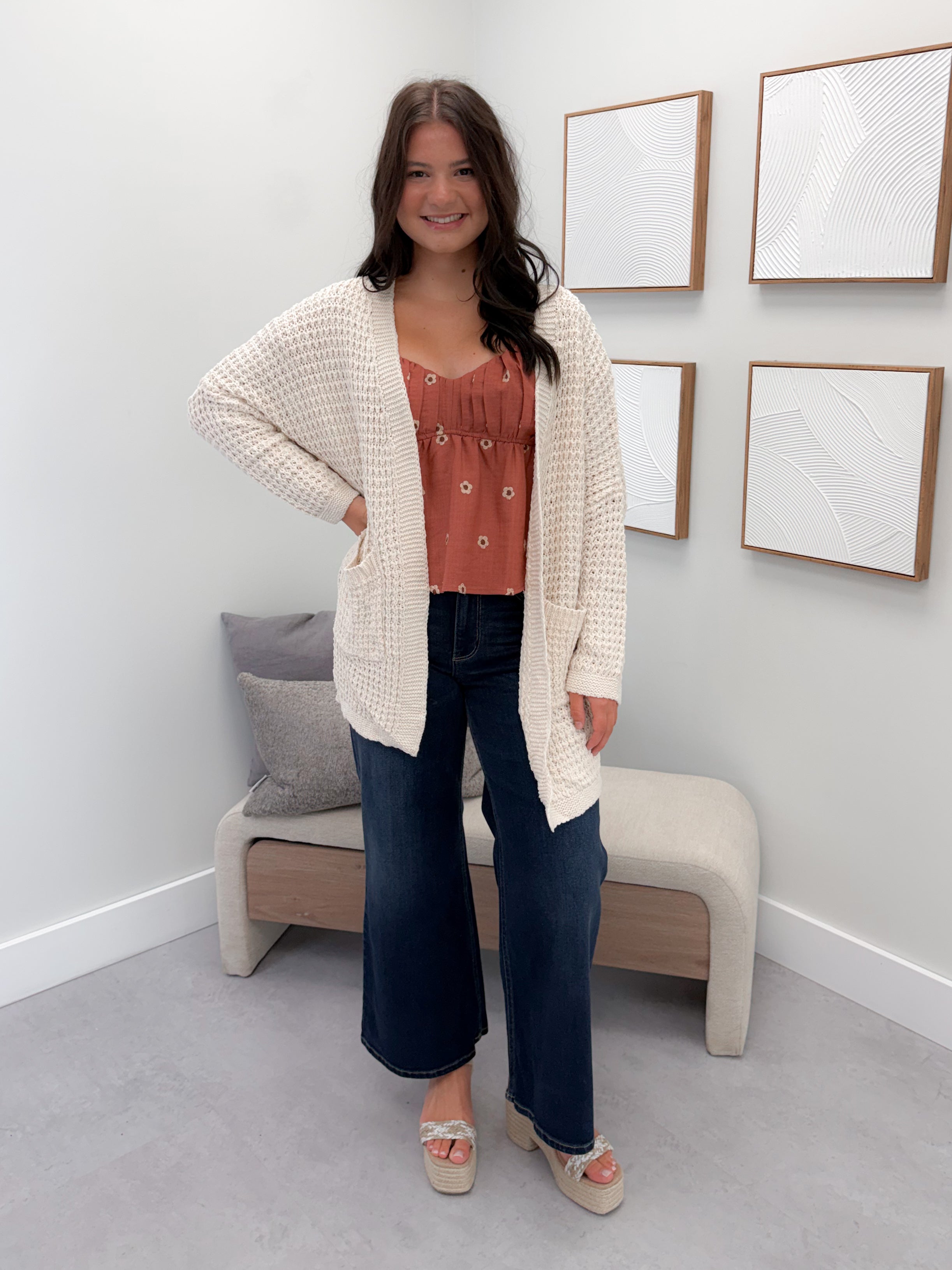 Bennett Cardigan in Cream