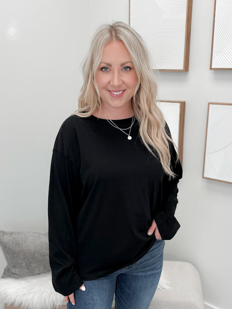 Carmen Long Sleeve in Black