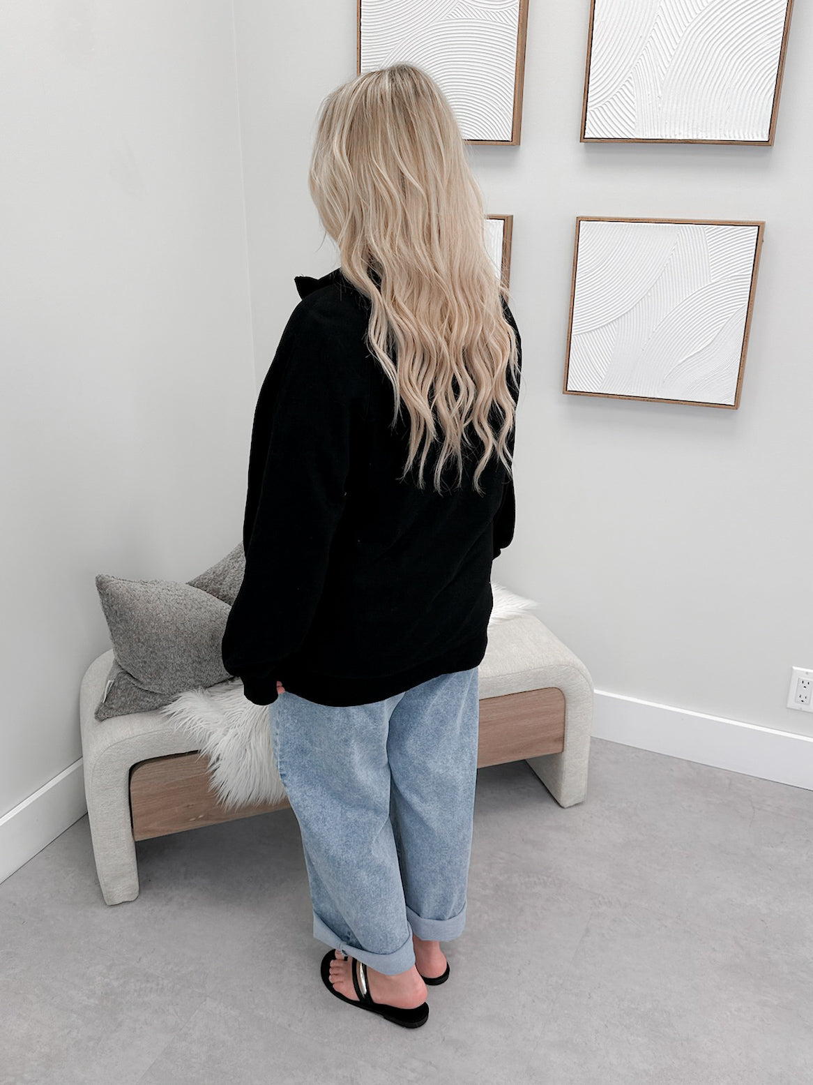 Echo Pullover in Black