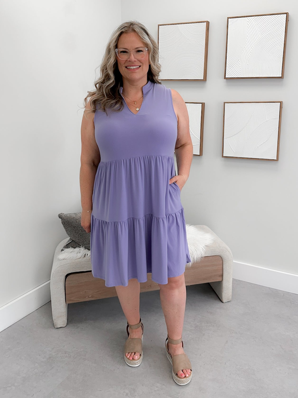 Sunkissed Dress in Lavender