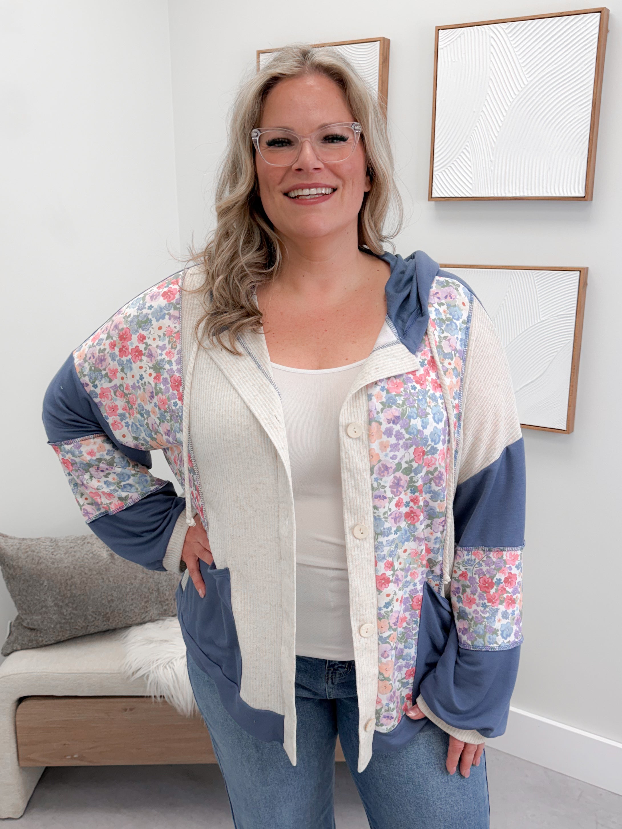 Petunia Hoodie in Oatmeal