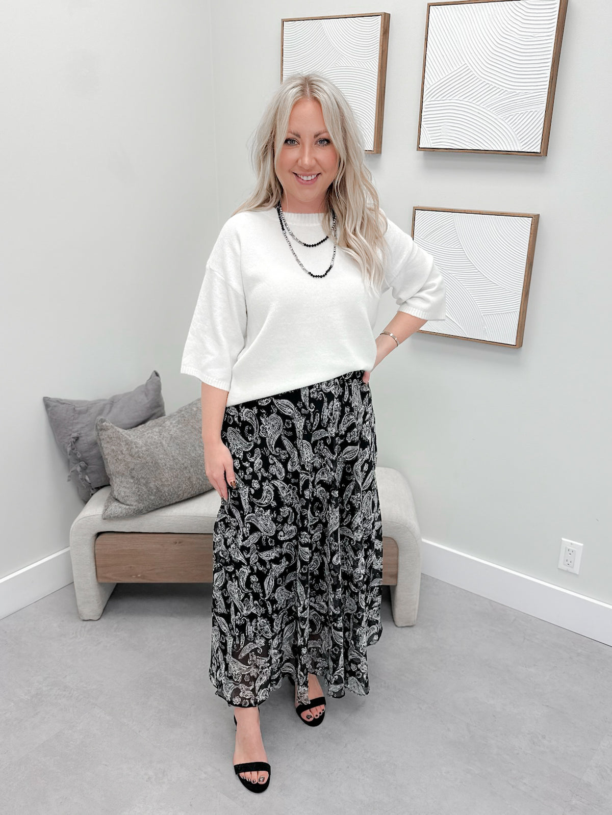 Bayla Skirt in Black