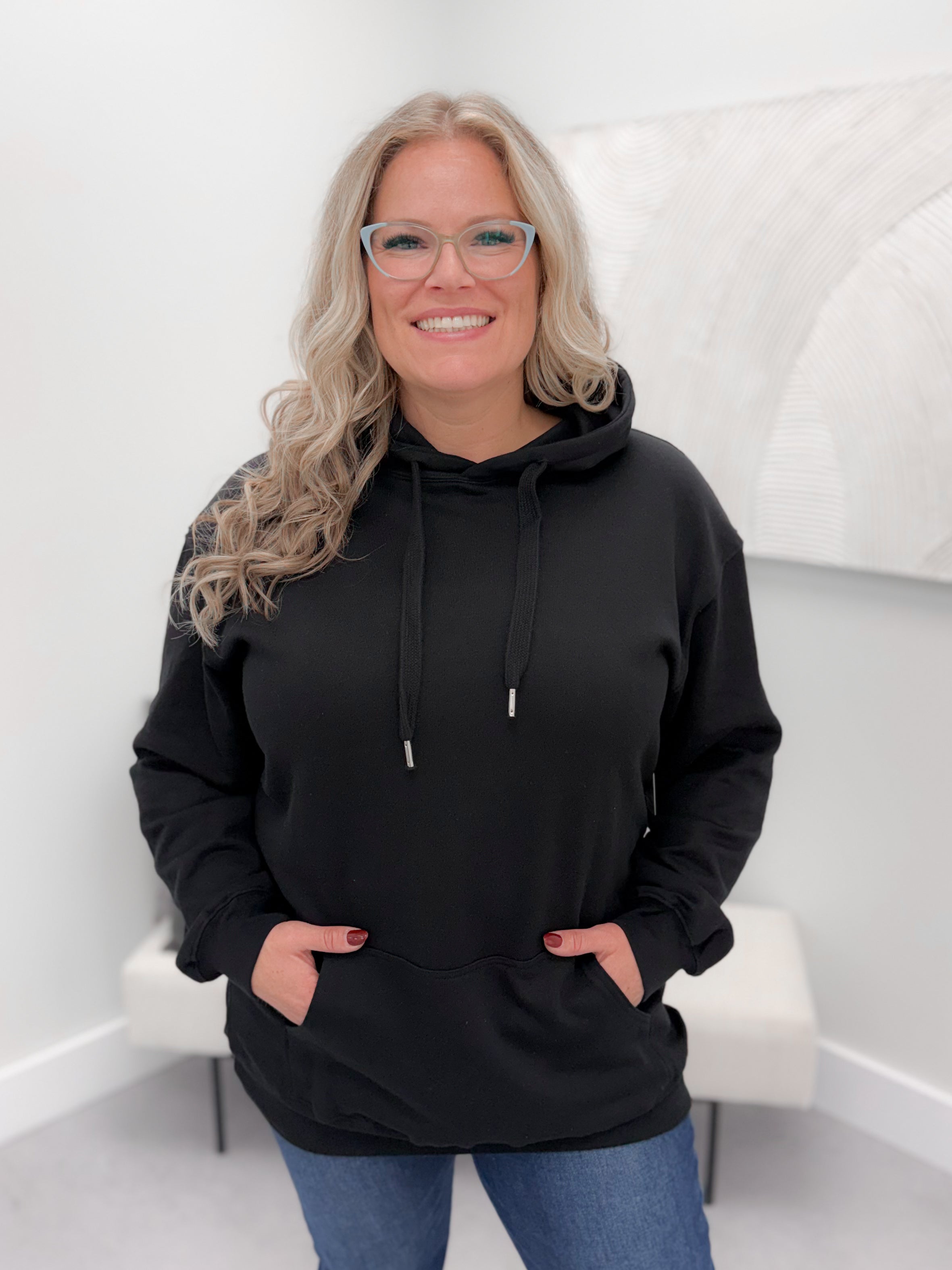 126 Hoodie in Black by Twenty Nine The Label