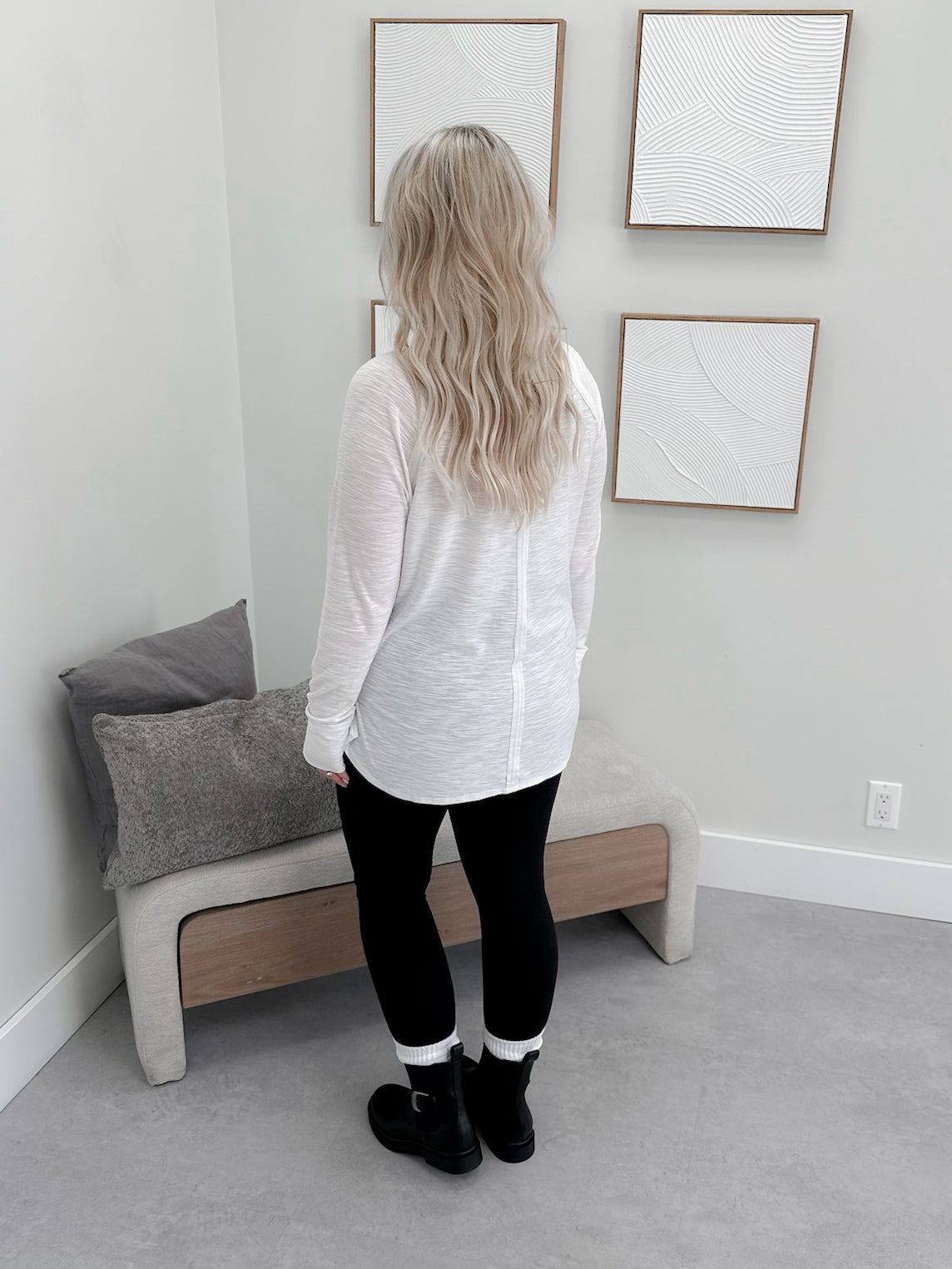 Amalia Long Sleeve in White