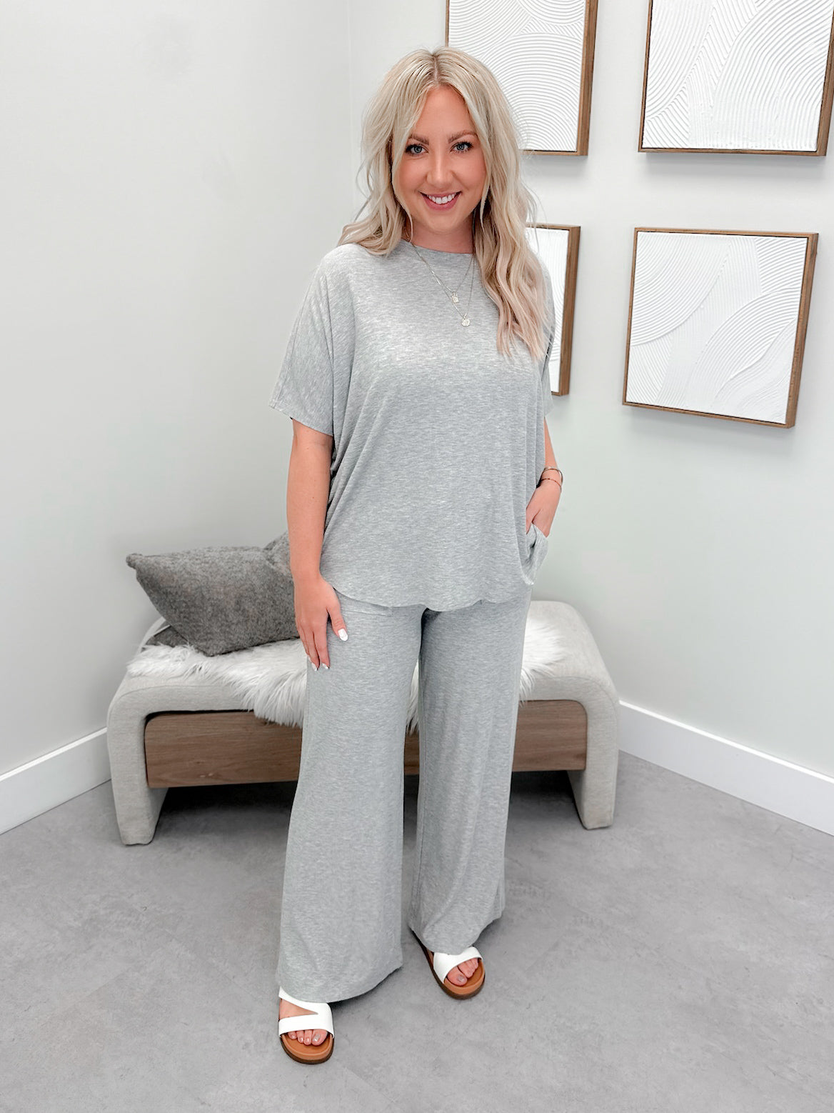 Rooney Comfy Set in Grey
