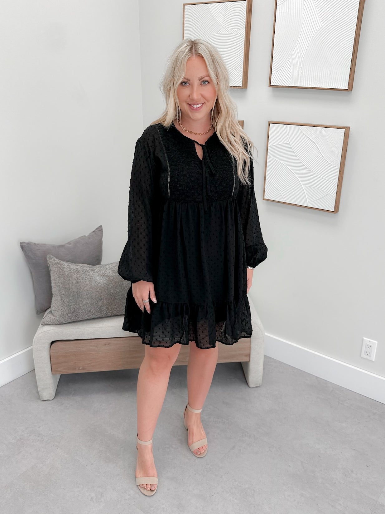 Cole Dress in Black