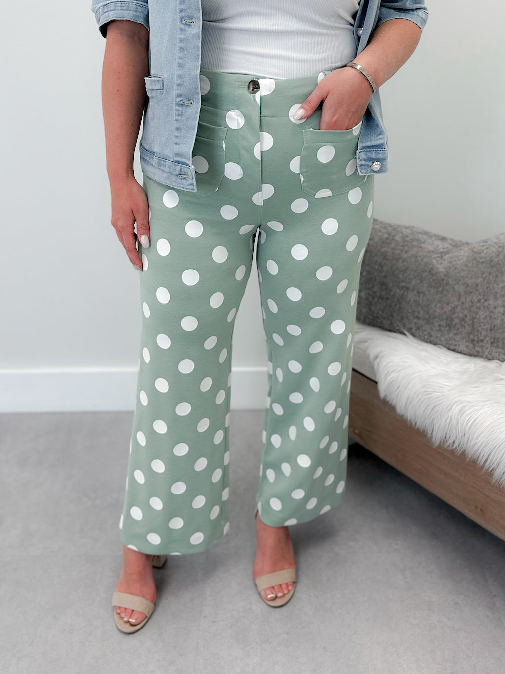 Zoey Pants in Polka Dot