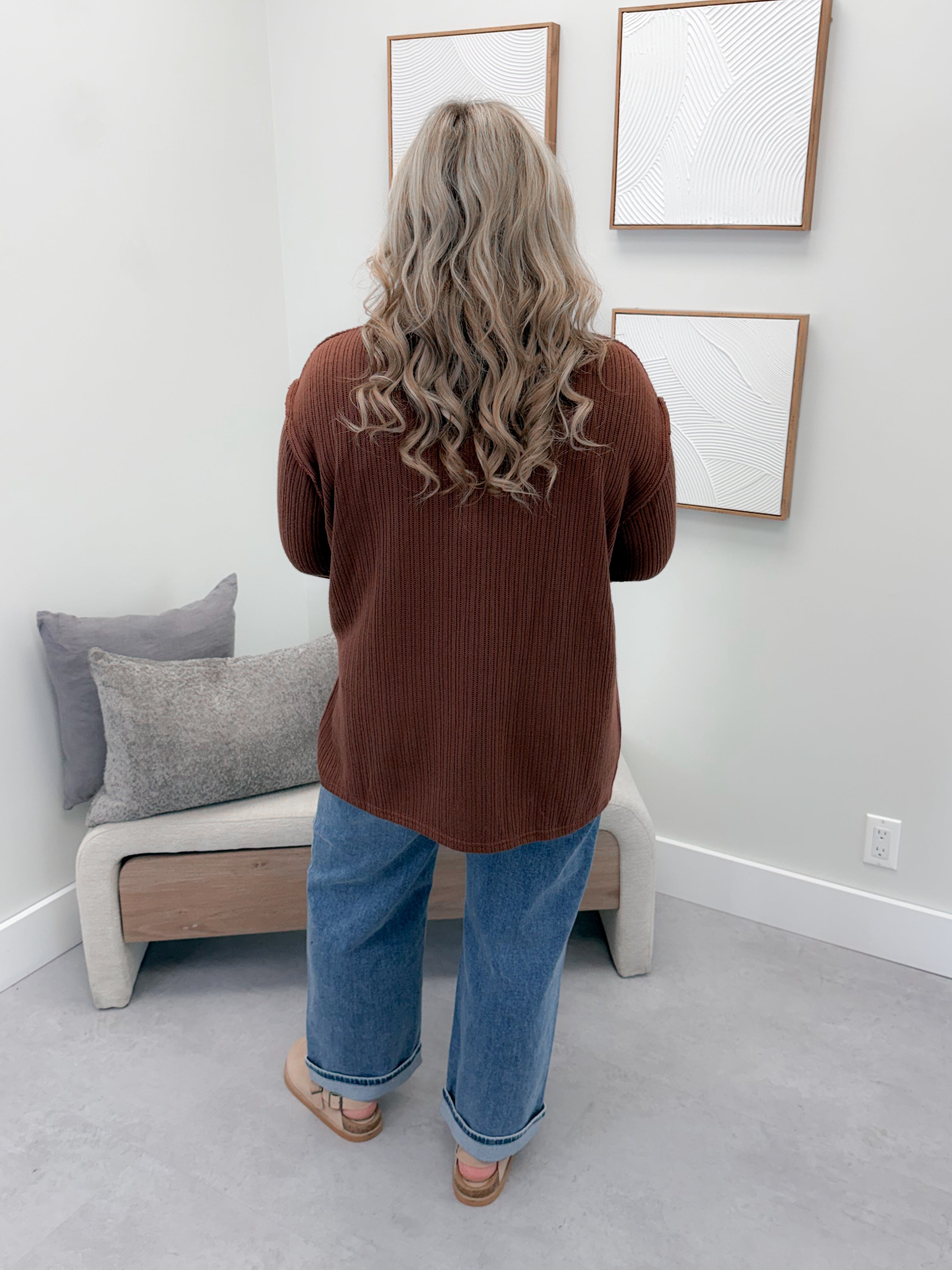 Tindra Sweater in Brown