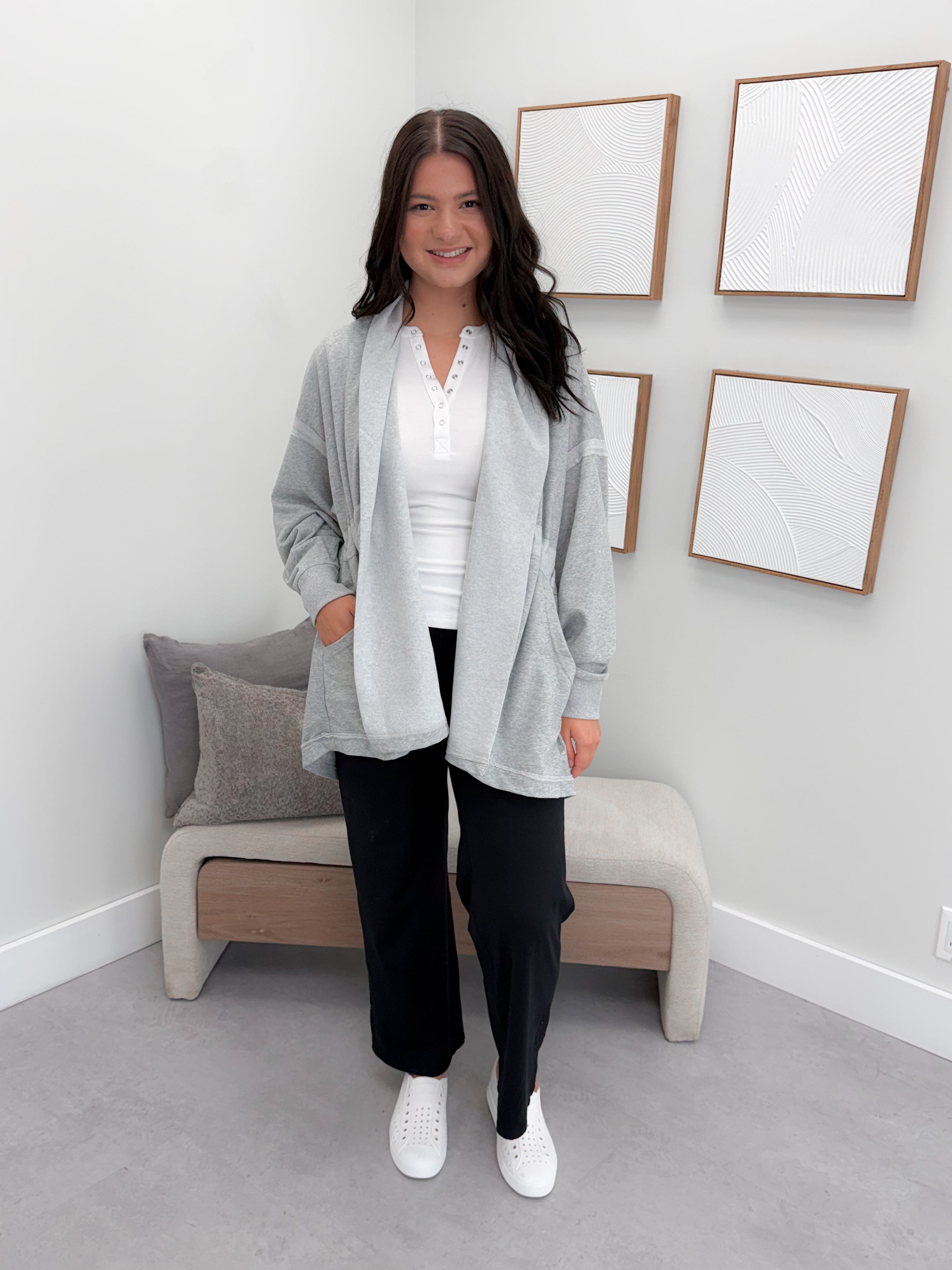 Bridgette Cardigan in Grey