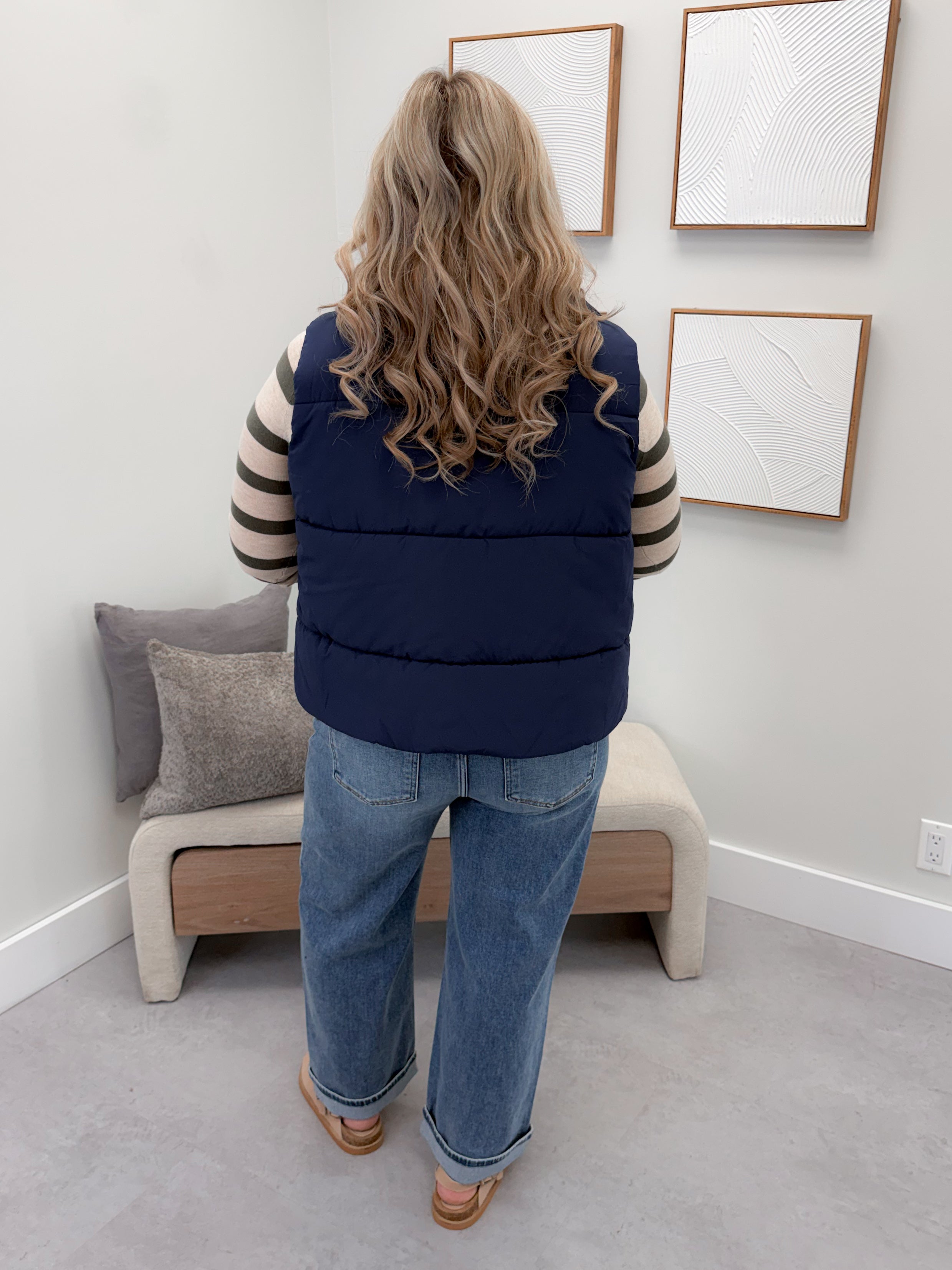 Wanderer Vest in Navy