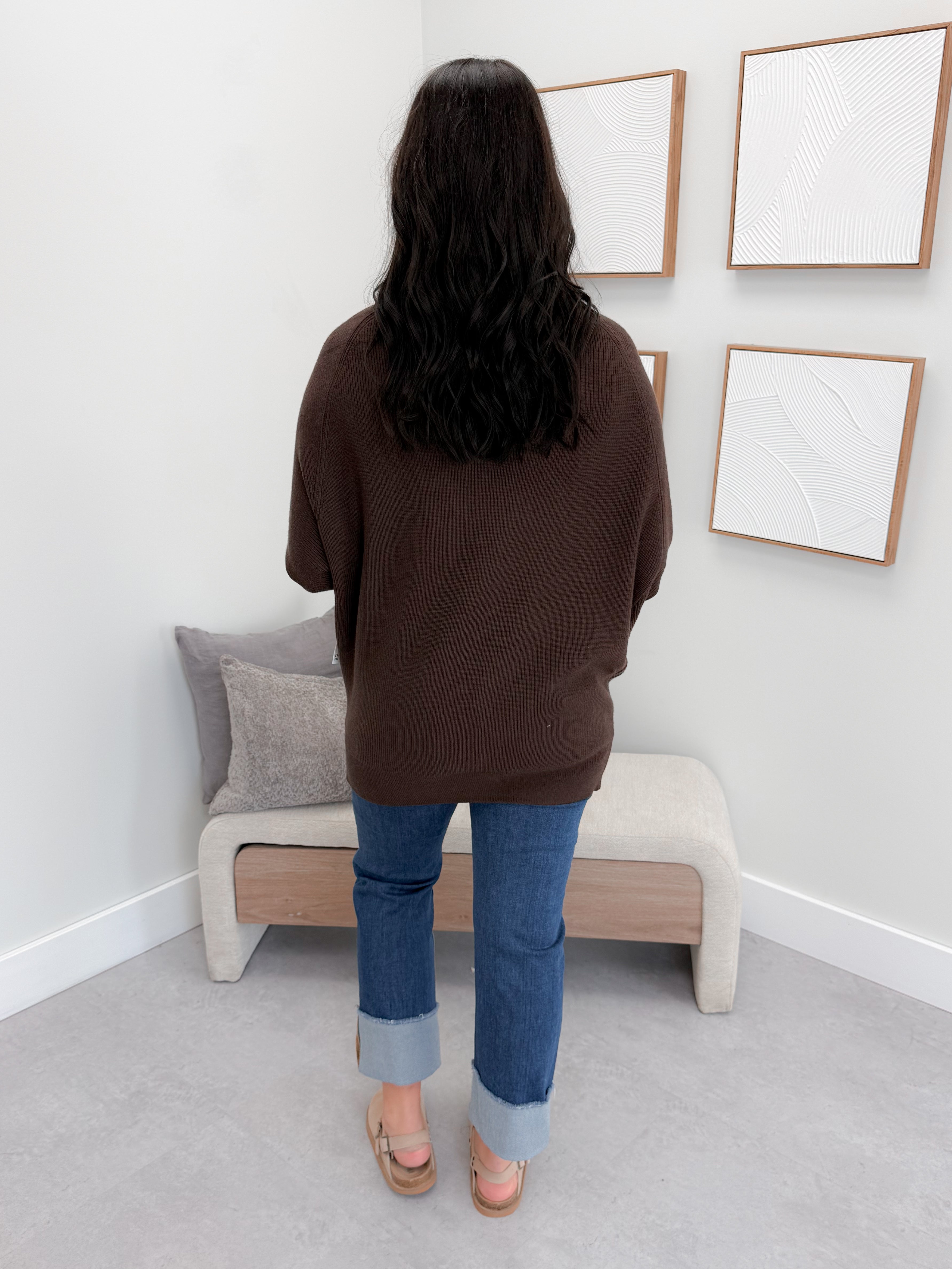 1129 Sweater in Espresso by Twenty Nine The Label