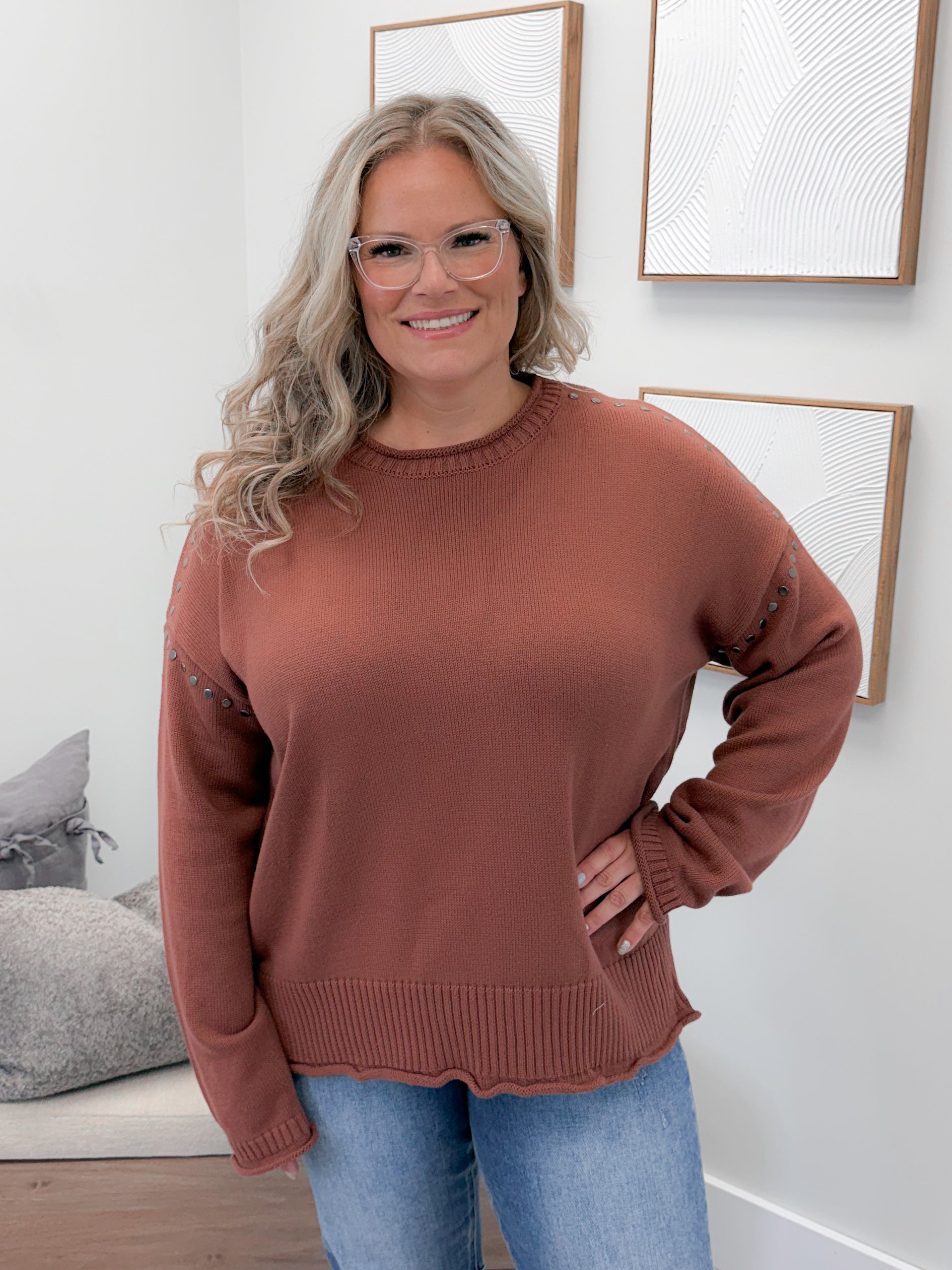 Trinity Sweater in Burlwood