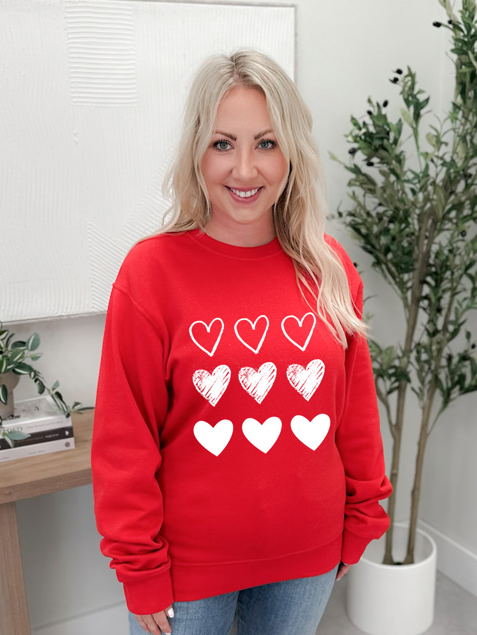 White Heart Stamps Graphix Pullover / Hoodie