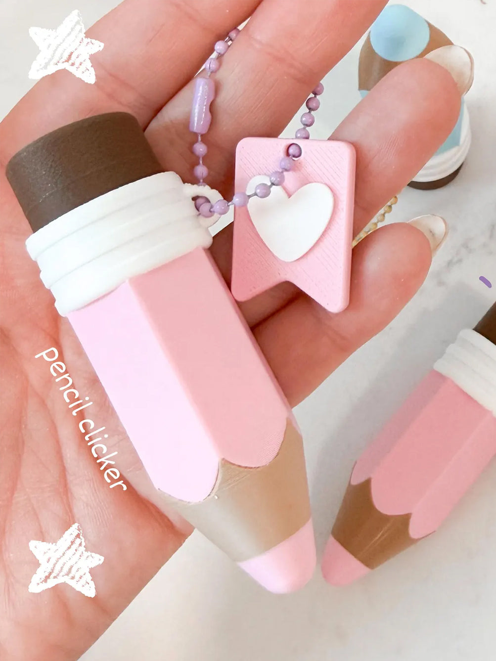 Pencil Clicker Keychain
