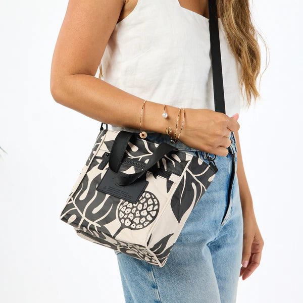 Holomua Crossbody in Black Sandstone by Aloha