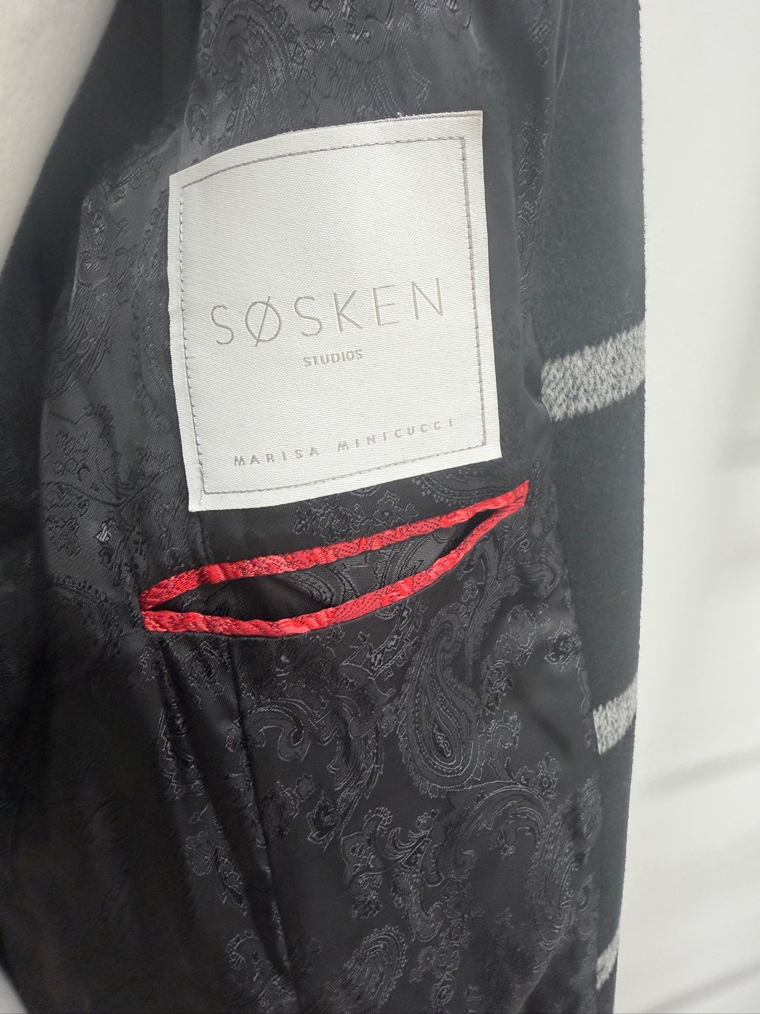 #241- Sosken Plaid Coat Size 2