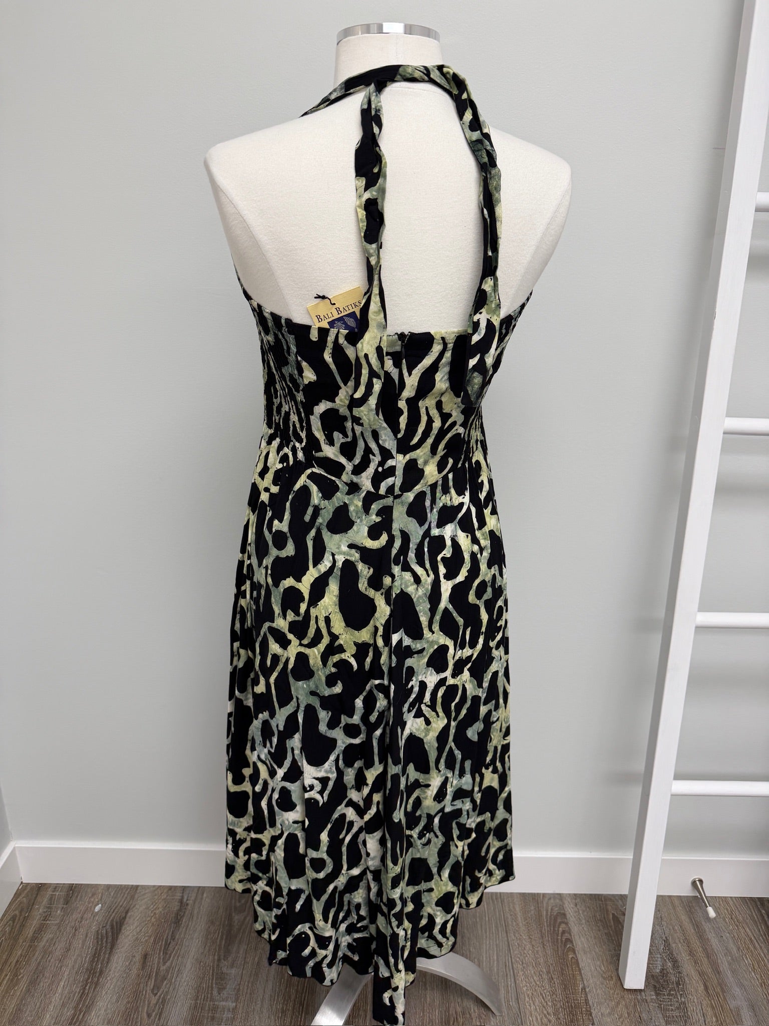 #269- Bali Batiks Dress Black Size M