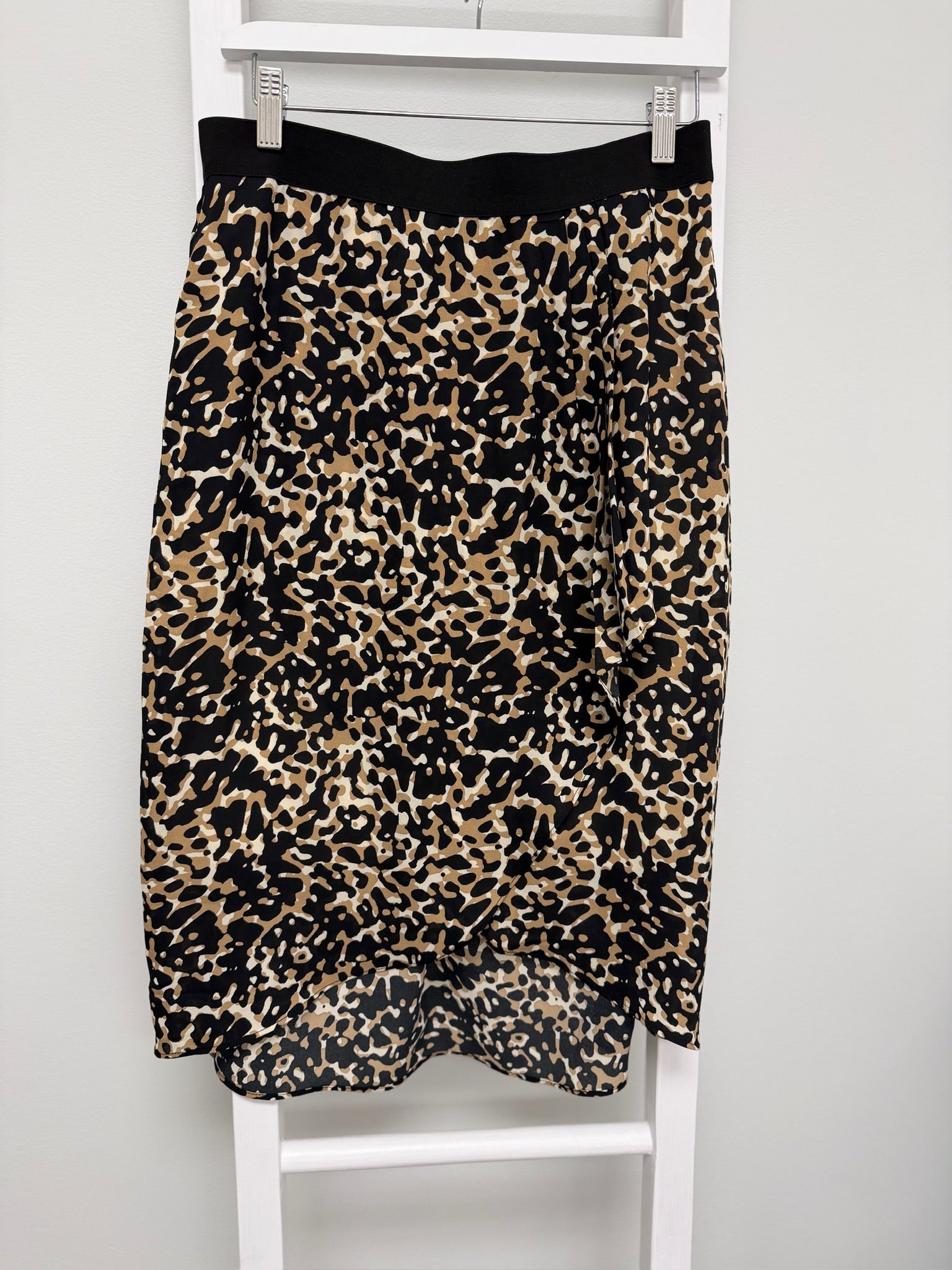 #271- Leopard Skirt Size S