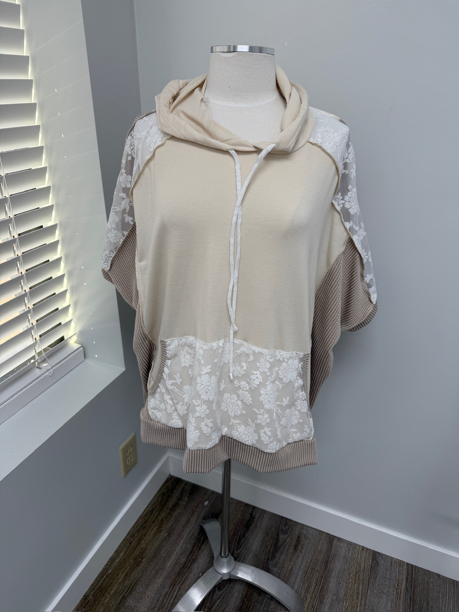 #143- Oat Hoodie Size M