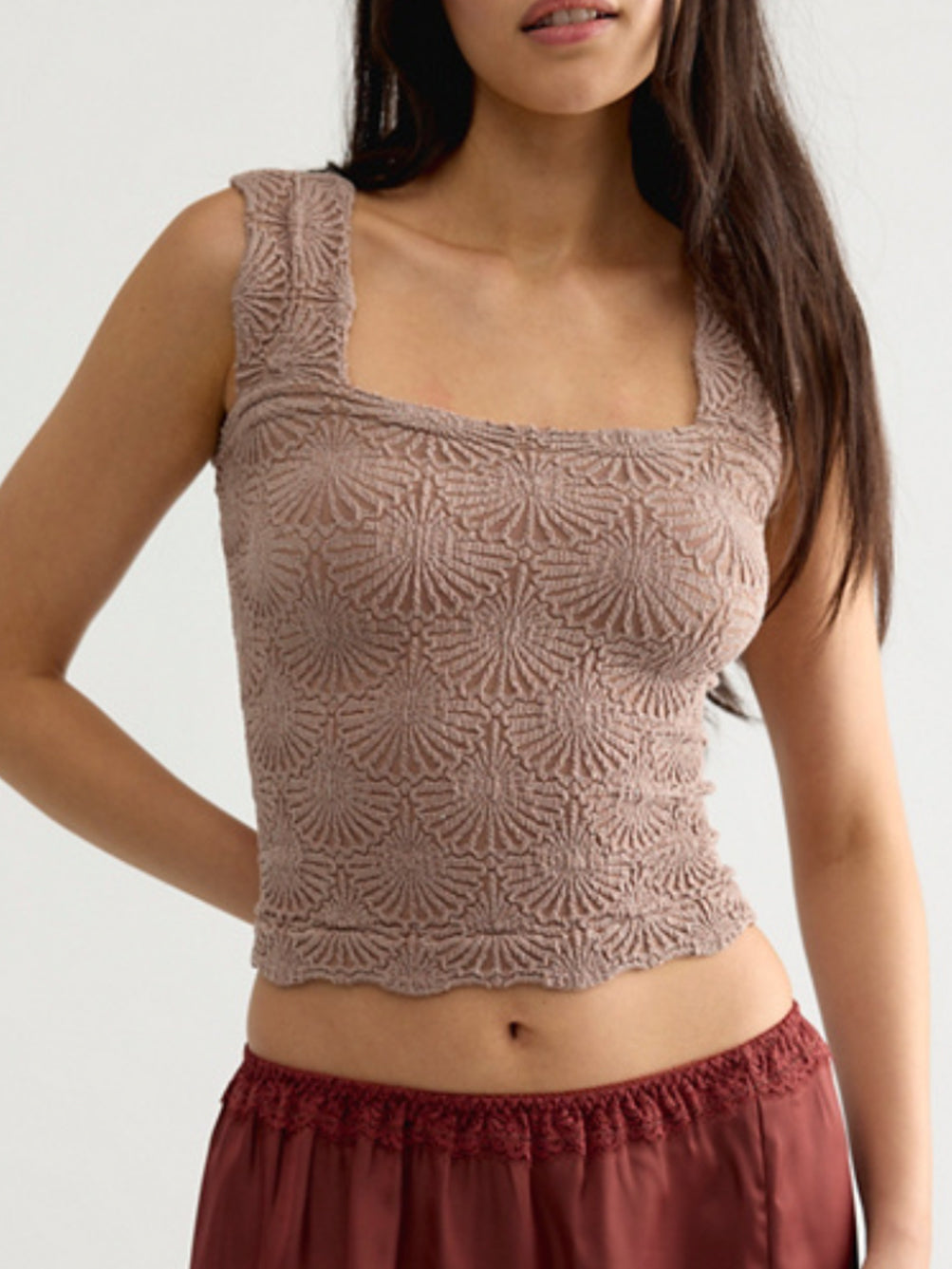 Love Letter Floral Knit Cami by Free People