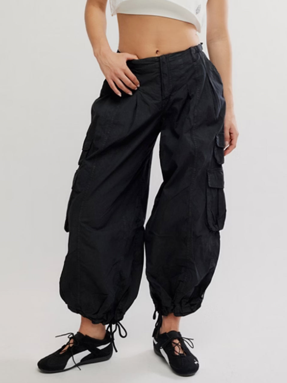 Charmer Utility Pants in Black by Free People