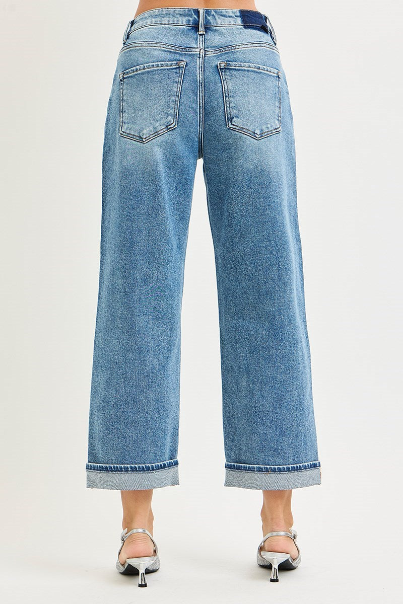Benrik High Rise Boyfriend Jeans by Risen