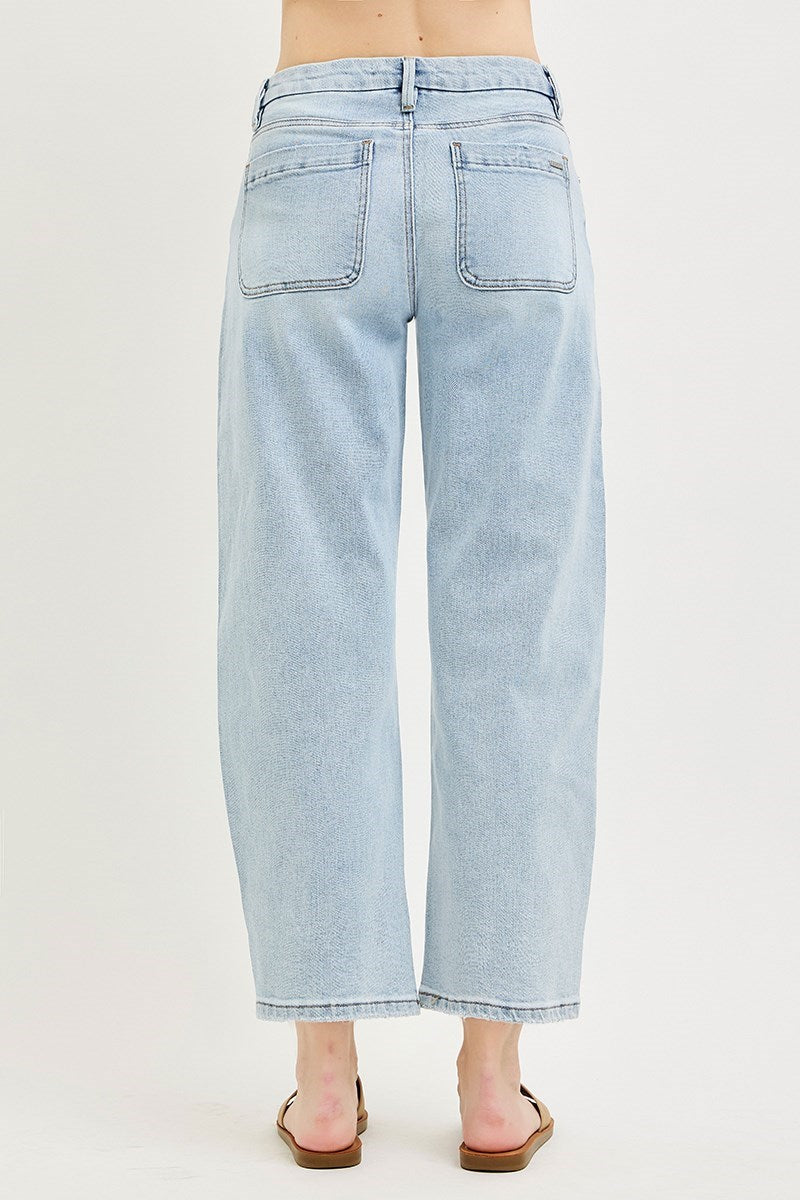 Joanie Barrel Jeans by Risen