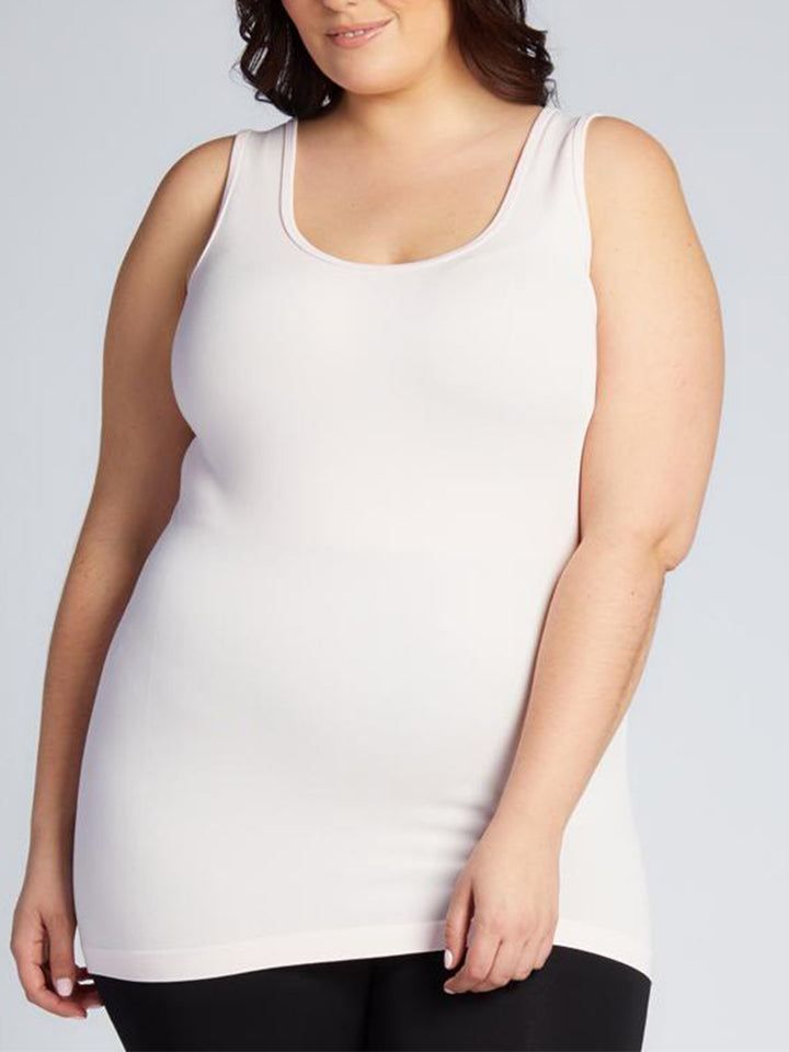 Curvy Bamboo Scoop Tank by C'est Moi