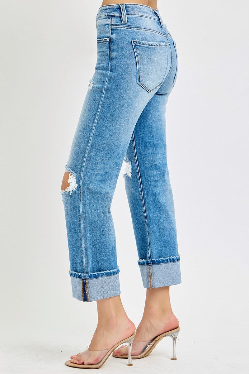 Tonya Tummy Control Mid Rise Jean by Risen