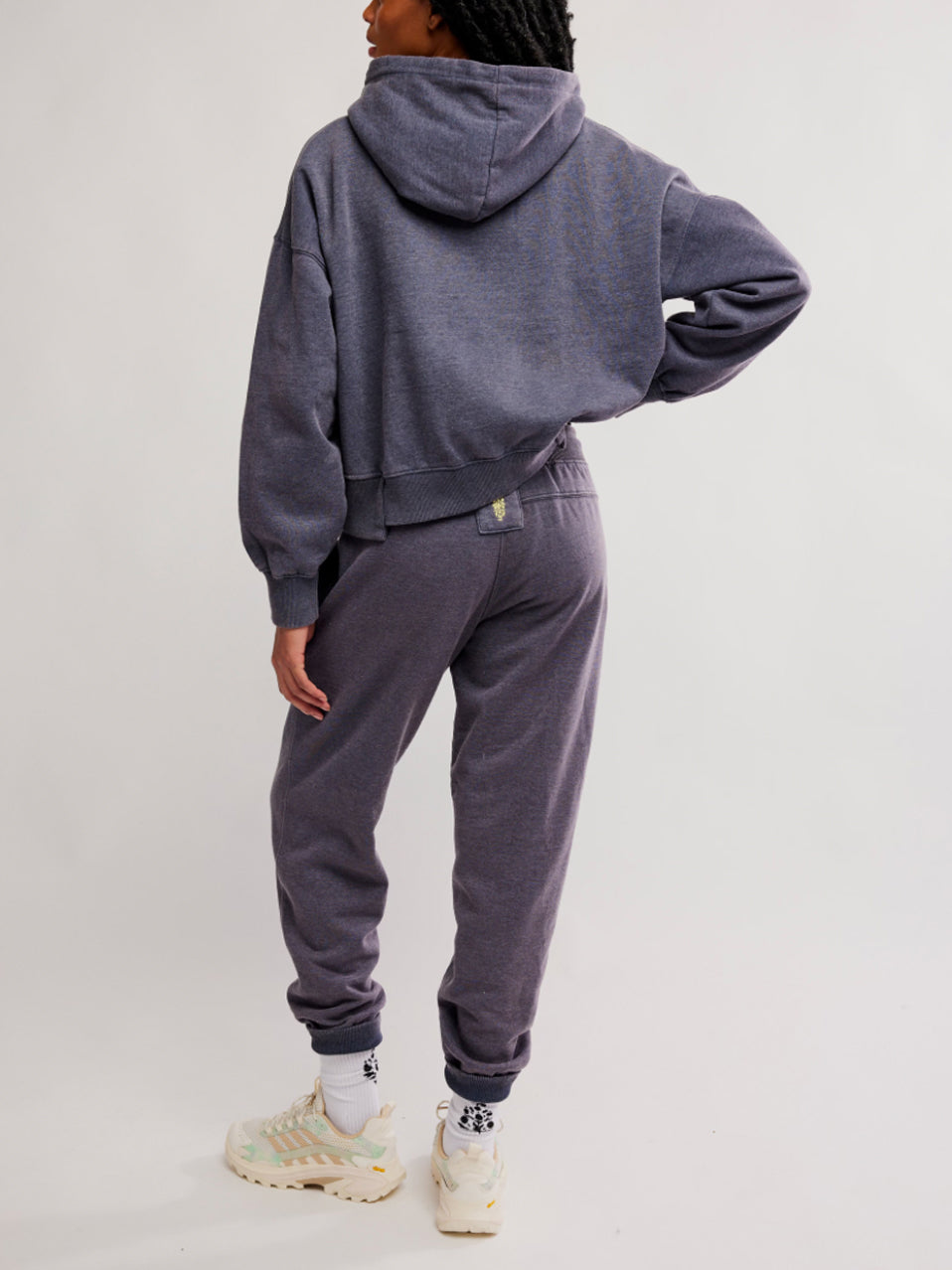 Sand Washed Undefeated Set in Midnight Navy by Free People