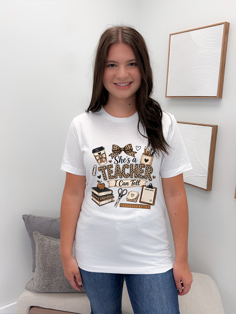 She's A Teacher I Can Tell Graphix Tee